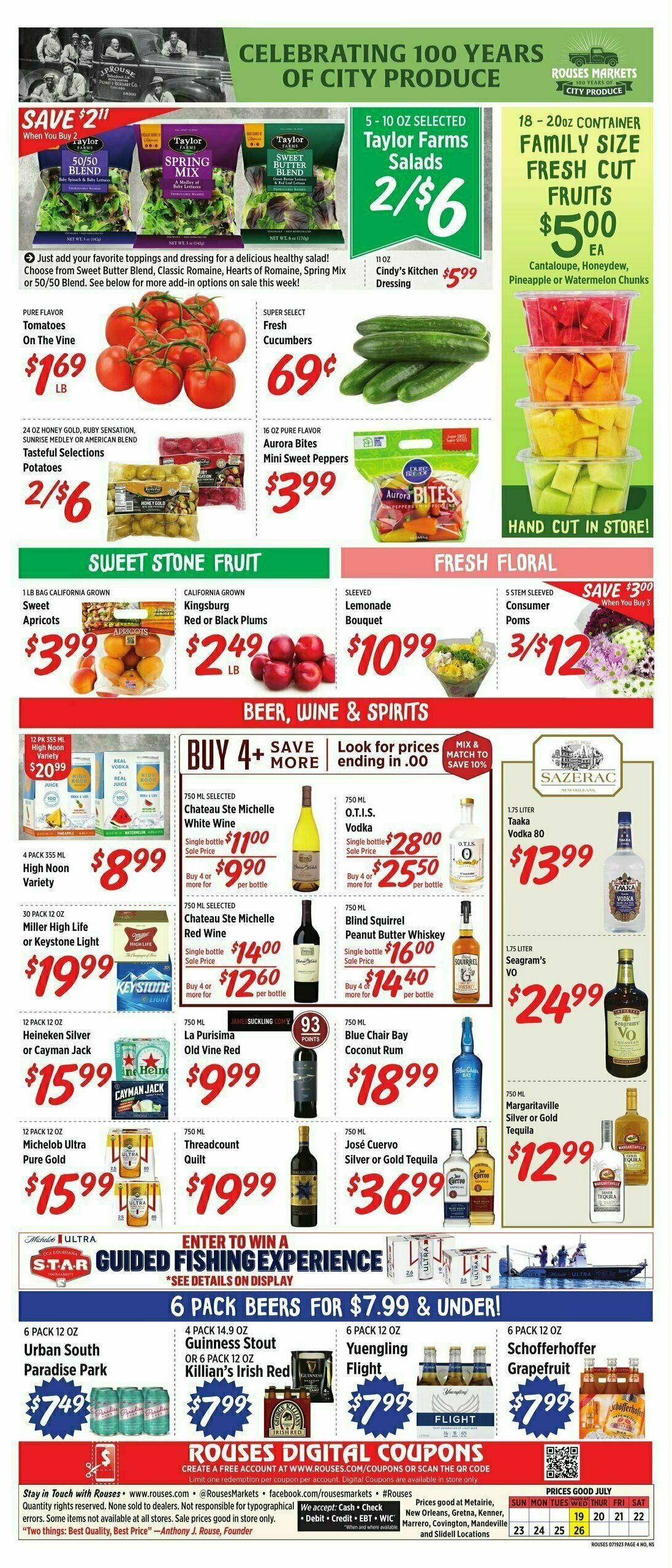 Rouses Markets Weekly Ad from July 19