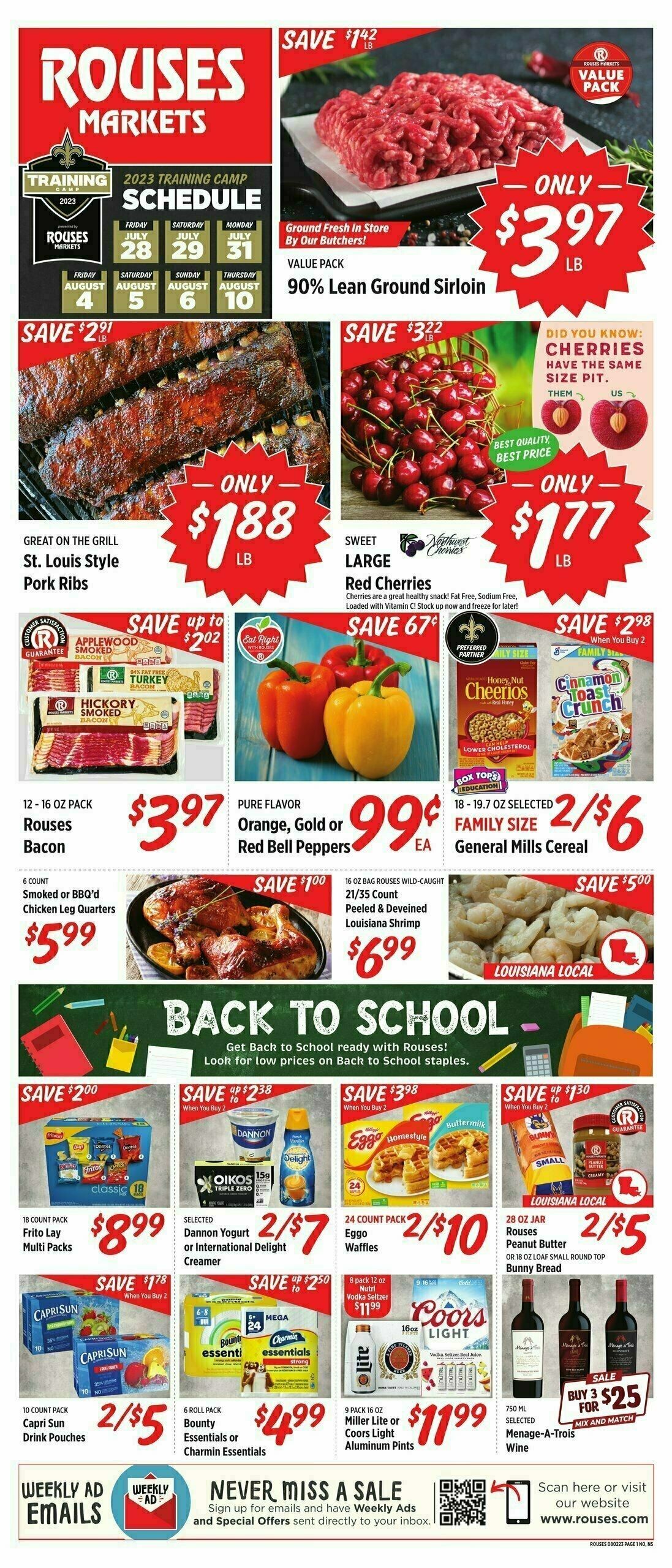 Rouses Markets Weekly Ad from August 2