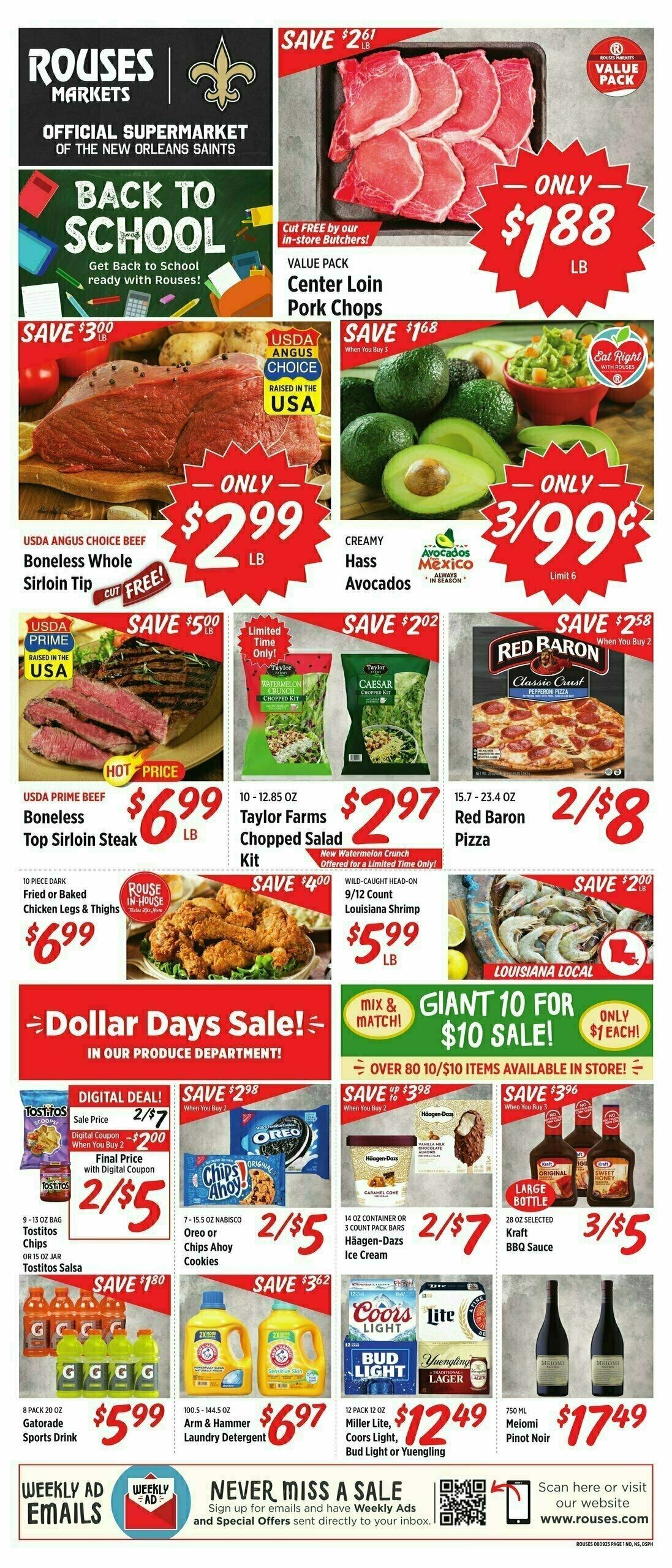 Rouses Markets Weekly Ad from August 9