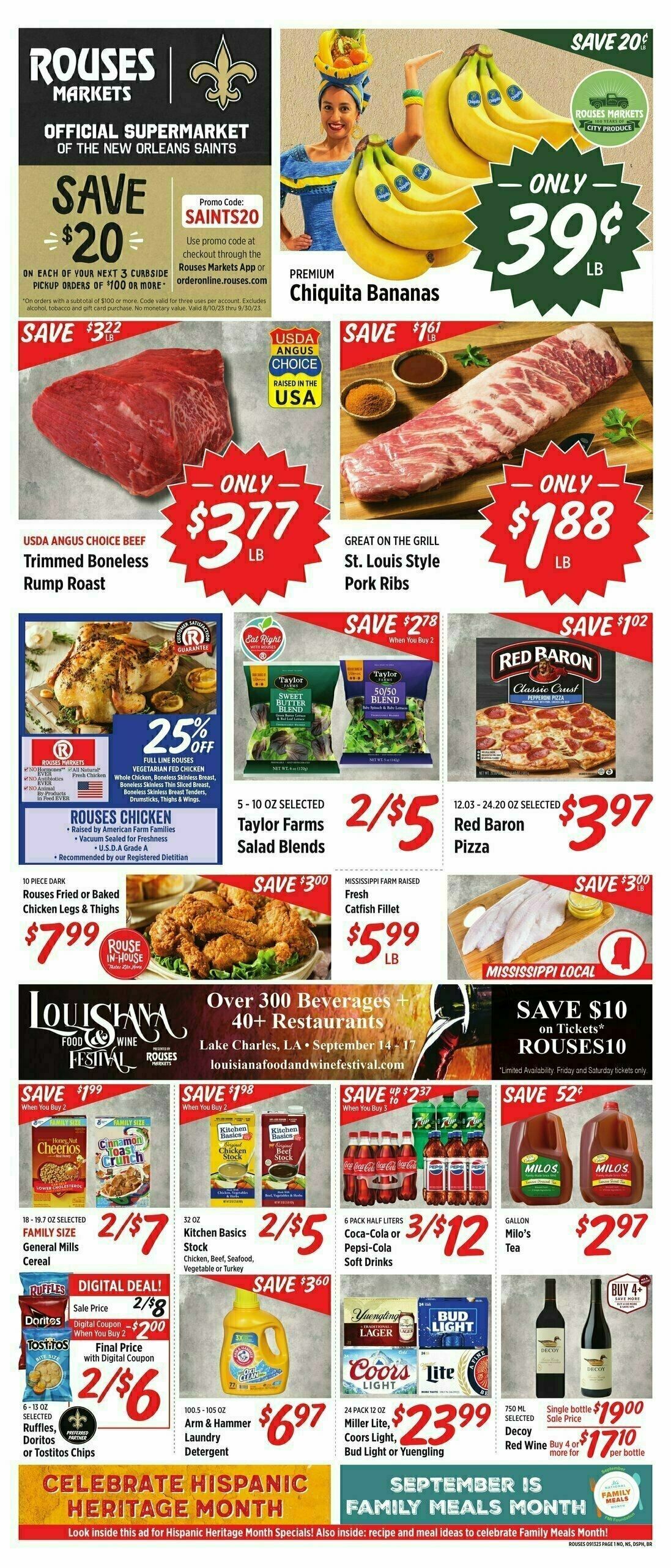 Rouses Markets Weekly Ad from September 13