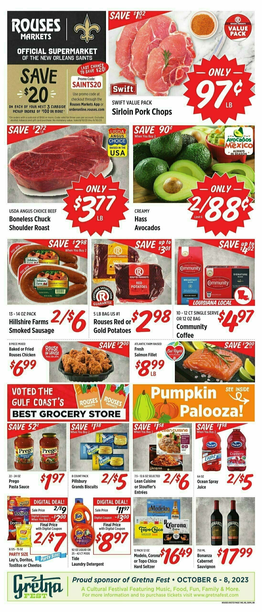 Rouses Markets Weekly Ad from September 27