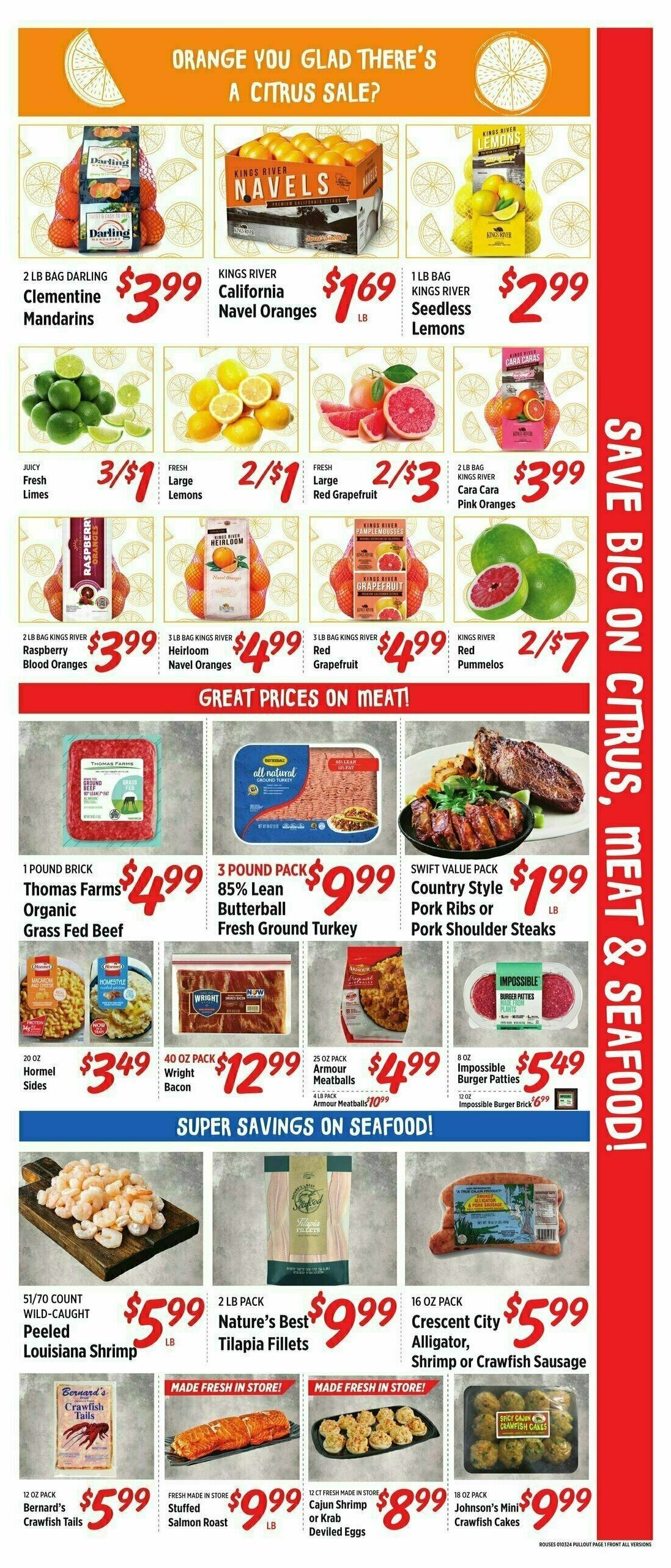 Rouses Markets Weekly Ad from January 4