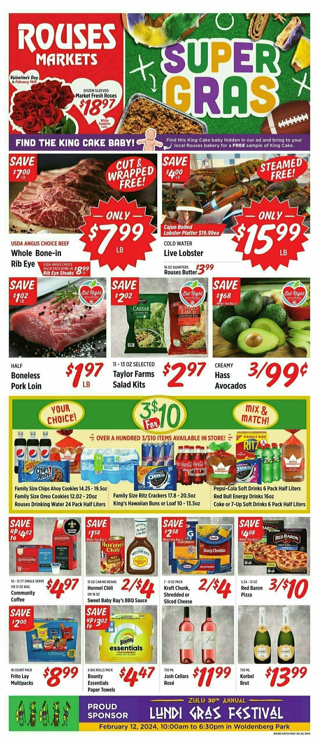 Rouses Markets Weekly Ad from February 7