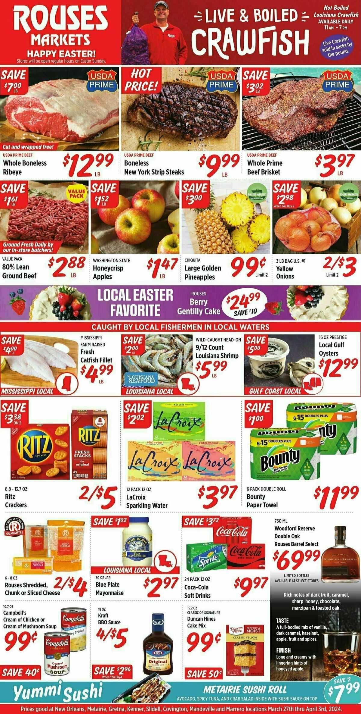 Rouses Markets Weekend Sale Weekly Ad from March 29