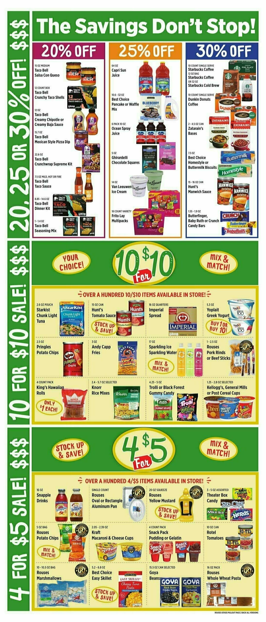 Rouses Markets Weekly Ad from March 19
