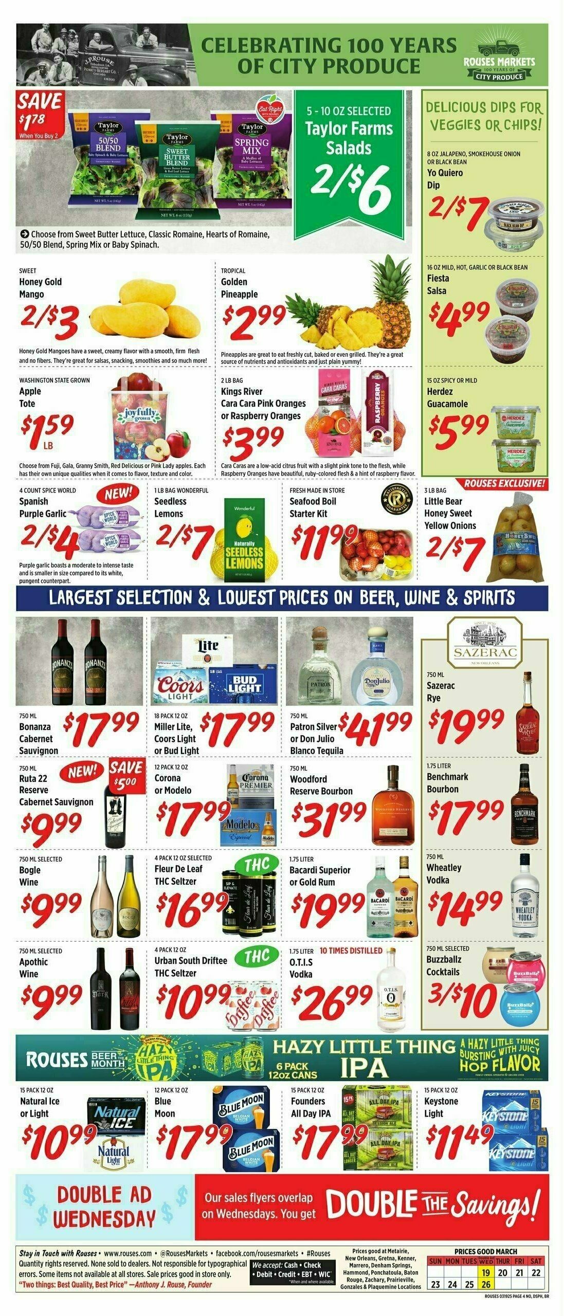 Rouses Markets Weekly Ad from March 19