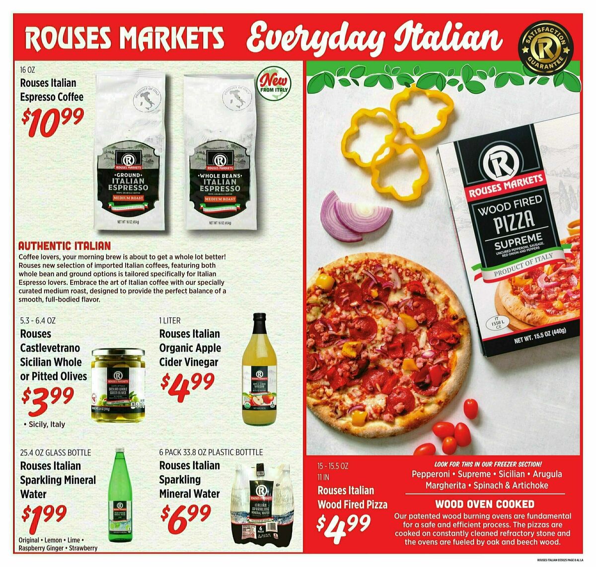 Rouses Markets Italian Ad Weekly Ad from March 26