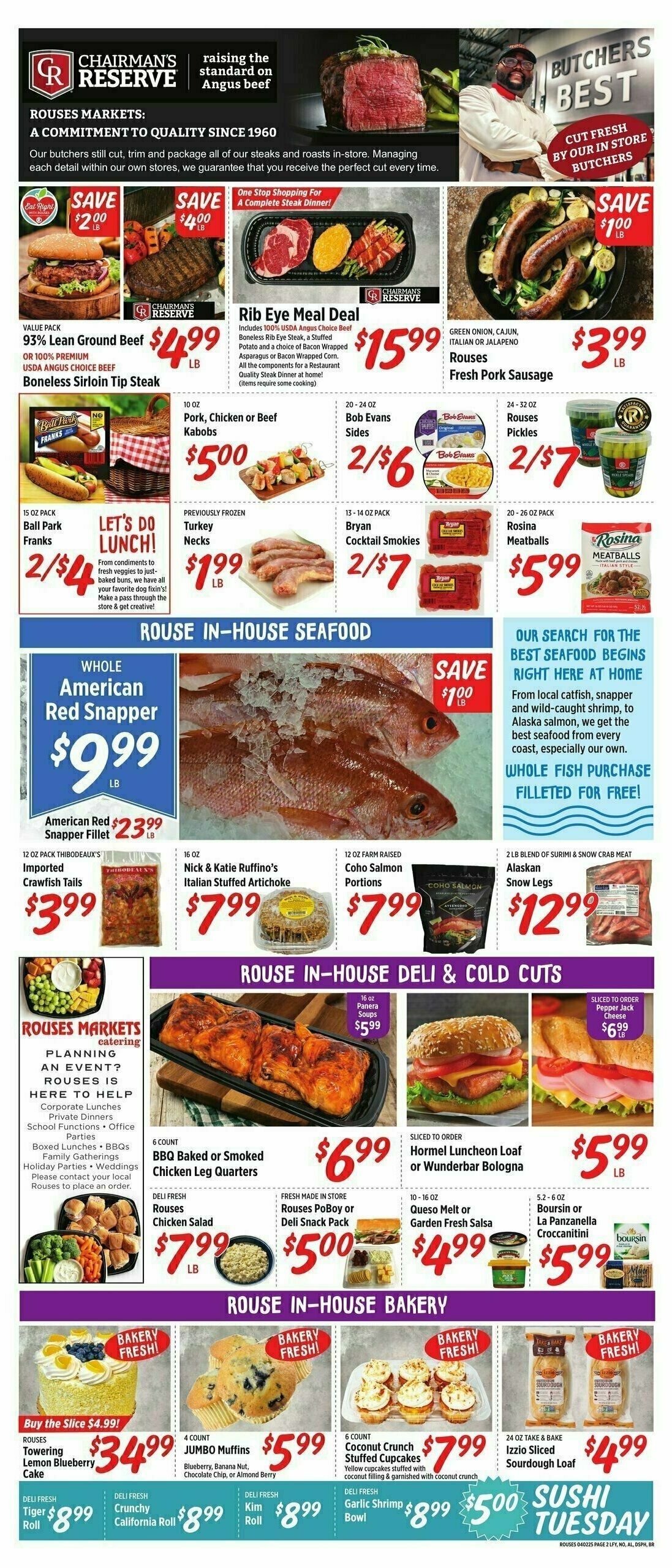 Rouses Markets Weekly Ad from April 2