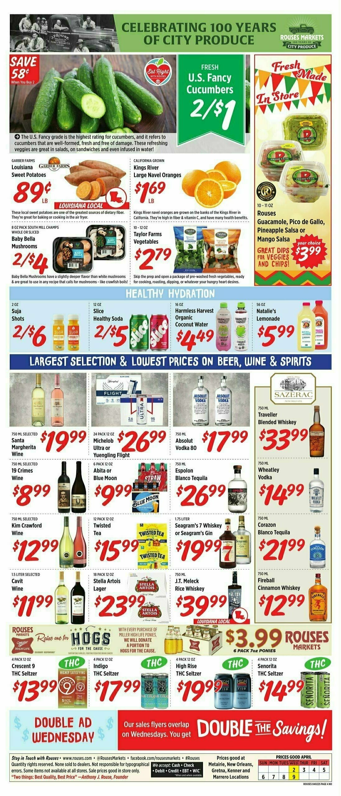 Rouses Markets Weekly Ad from April 2