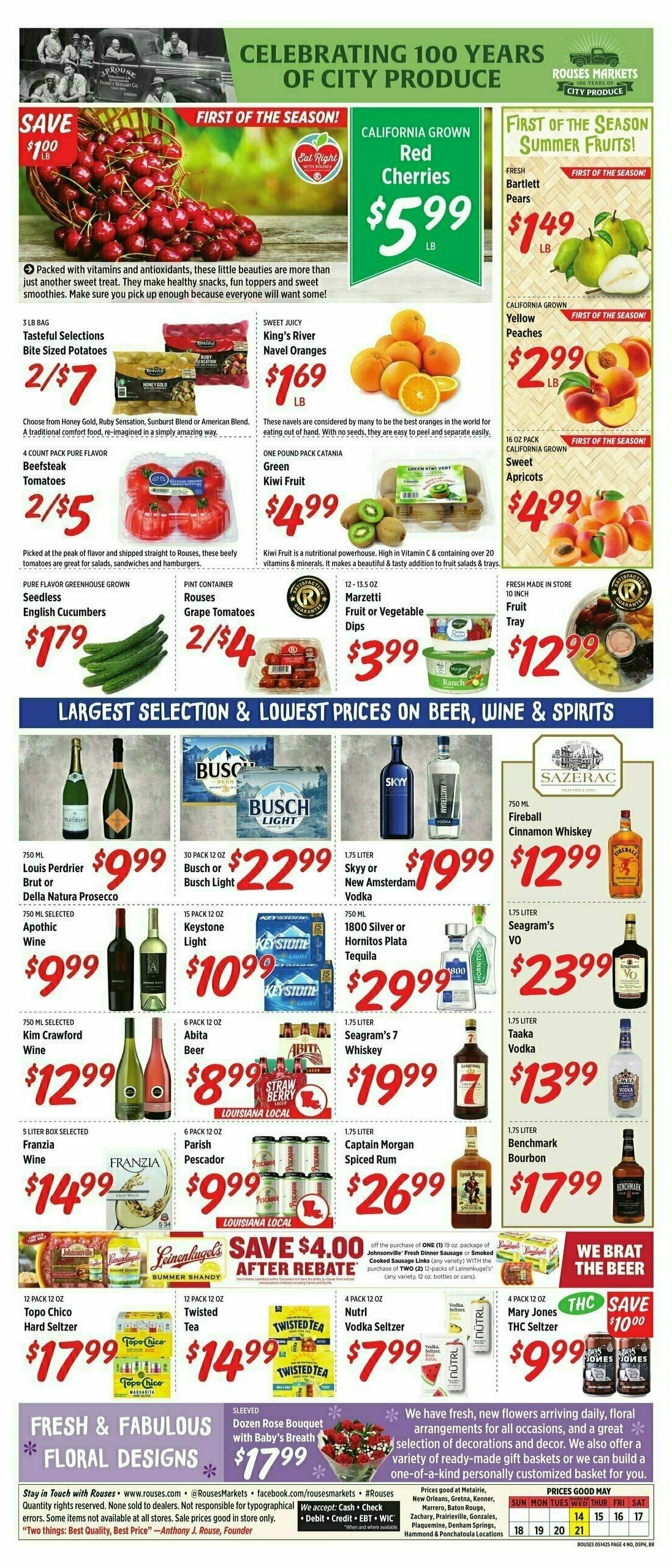 Rouses Markets Weekly Ad from May 14