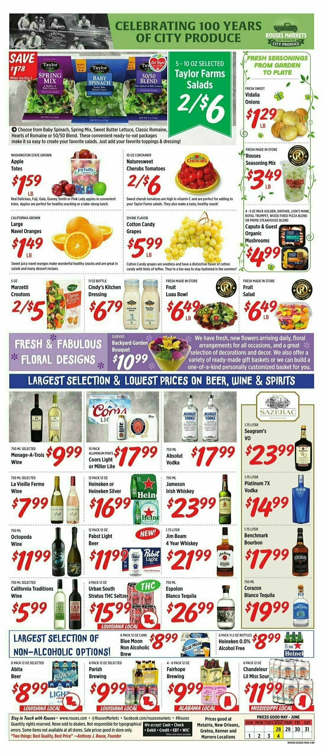 Rouses Markets Weekly Ad from May 28
