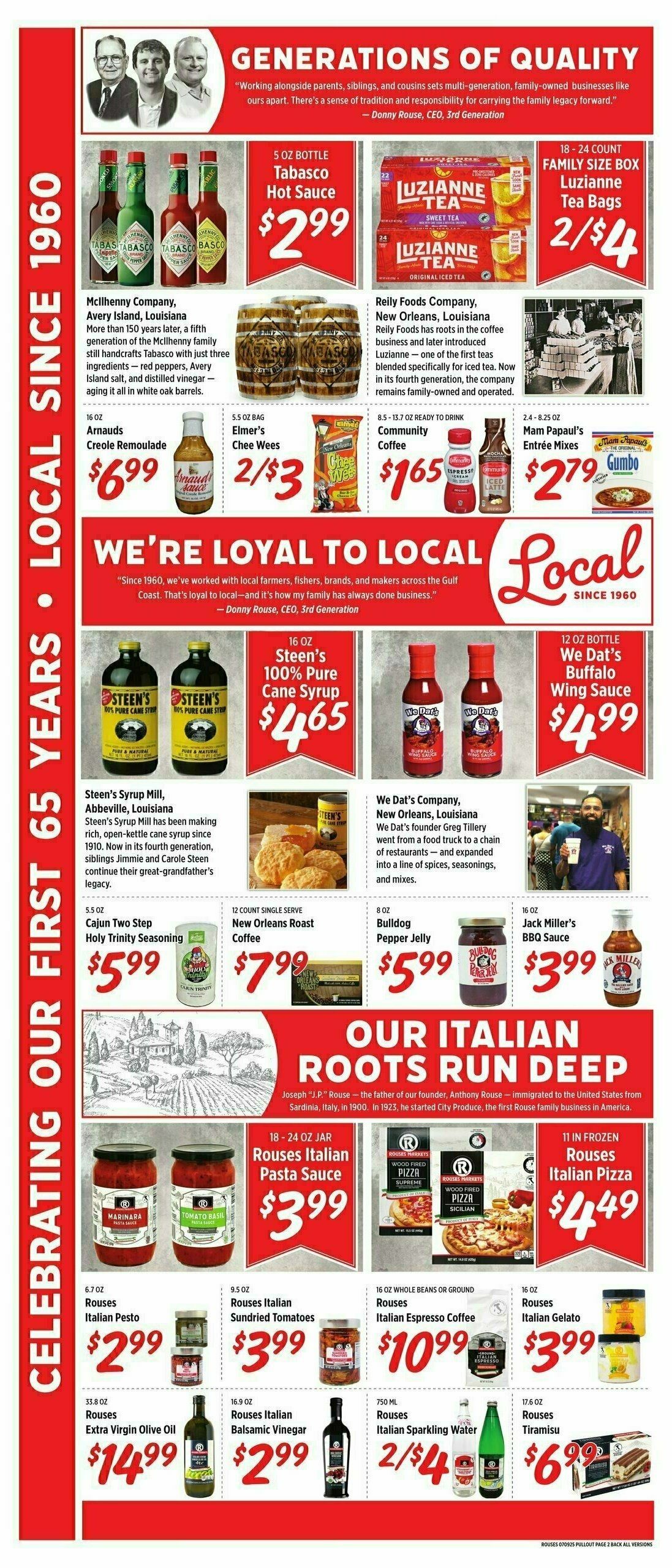 Rouses Markets Weekly Ad from July 9