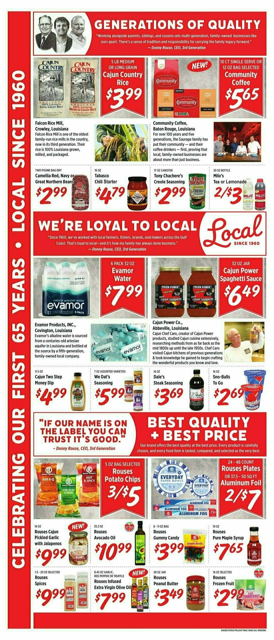 Rouses Markets Weekly Ad from July 16