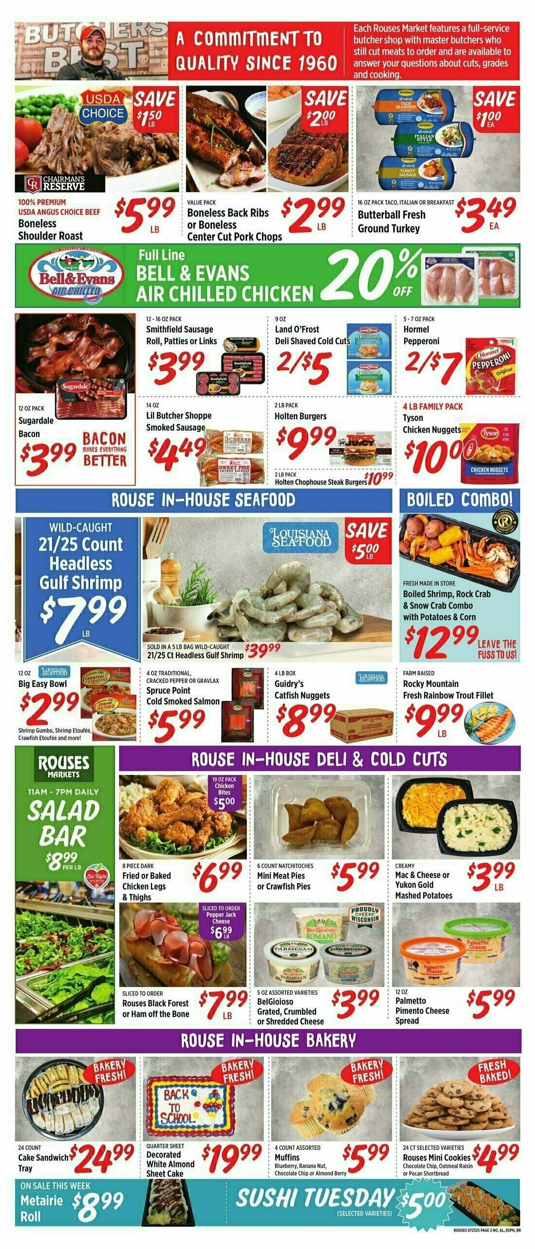Rouses Markets Weekly Ad from July 23