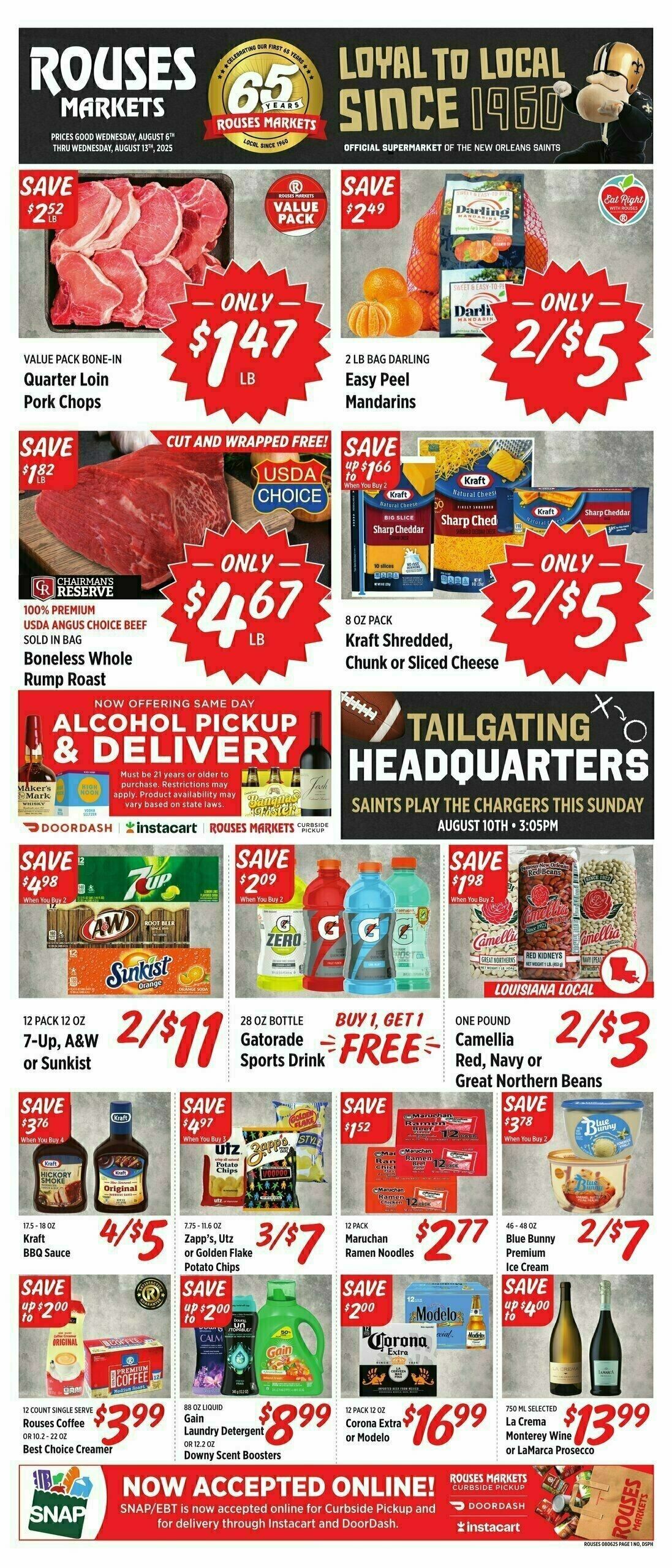 Rouses Markets Weekly Ad from August 6