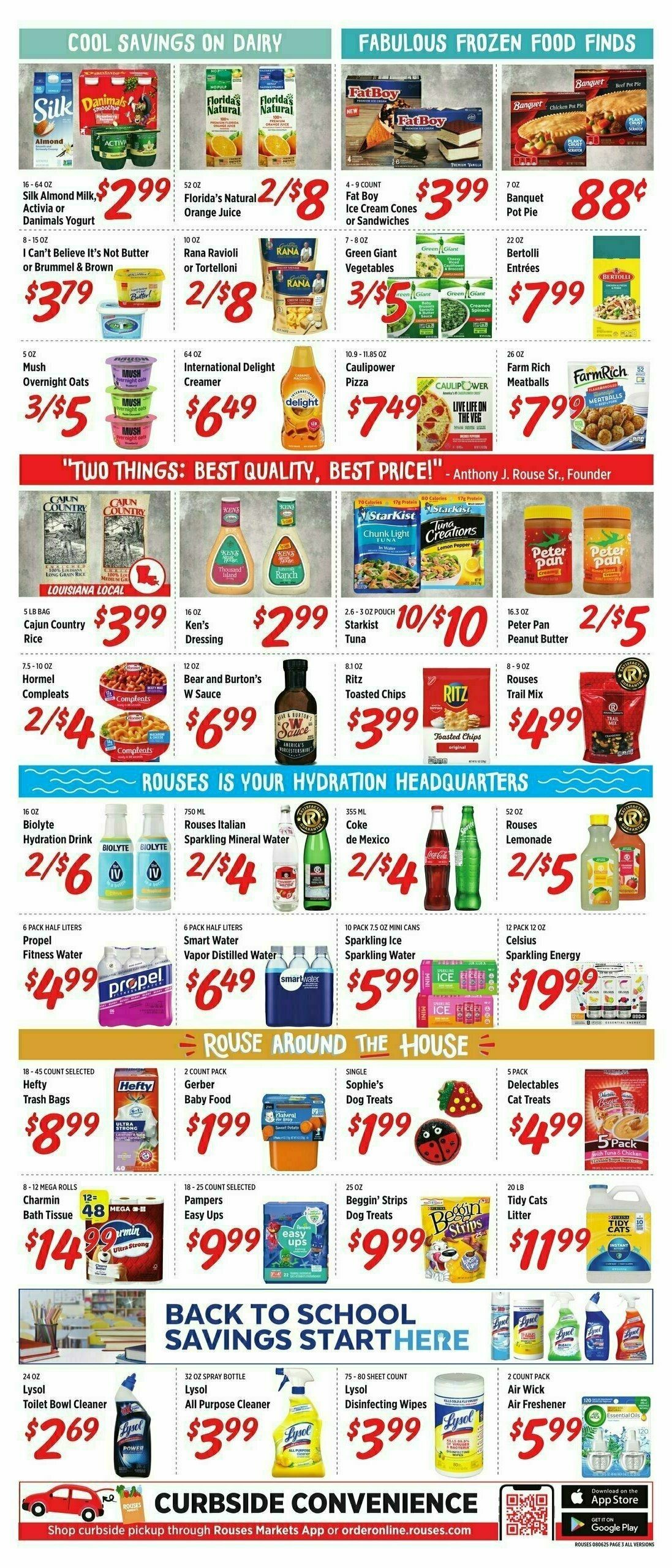 Rouses Markets Weekly Ad from August 6