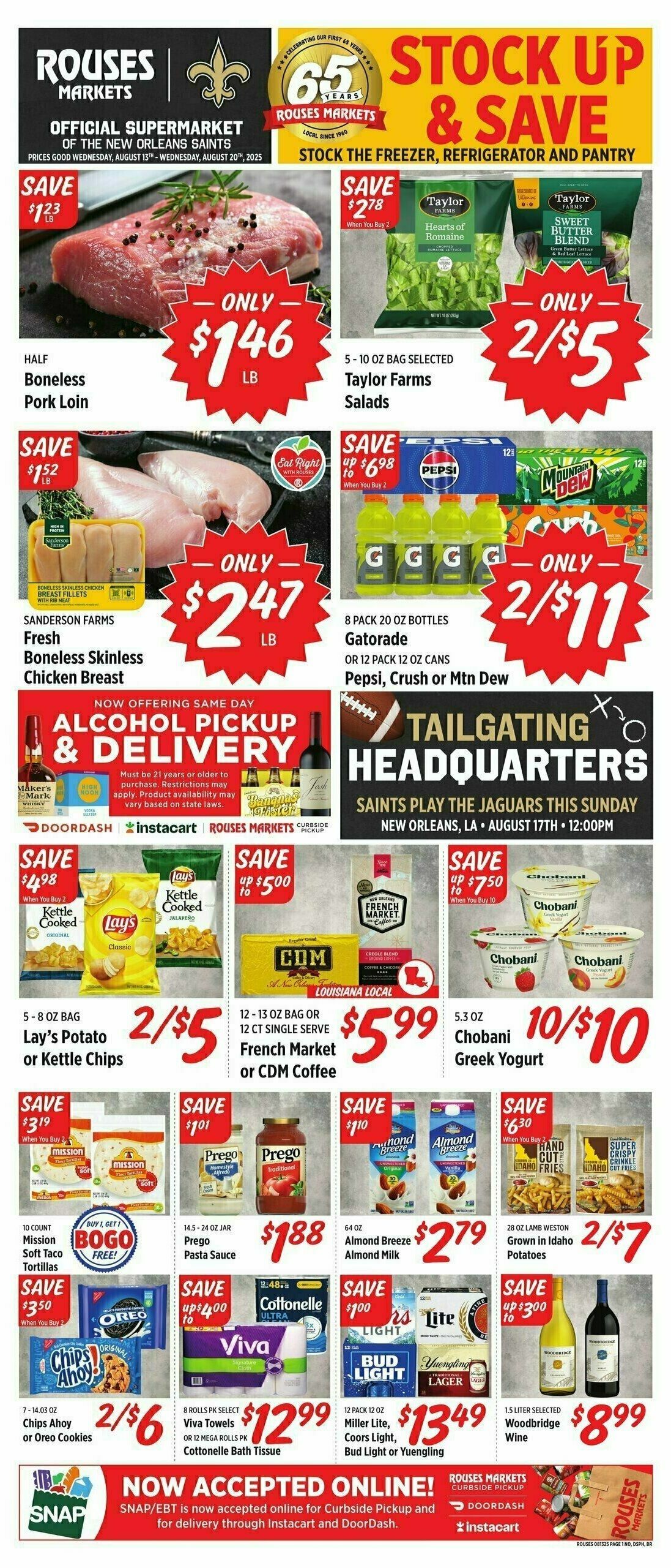 Rouses Markets Weekly Ad from August 13