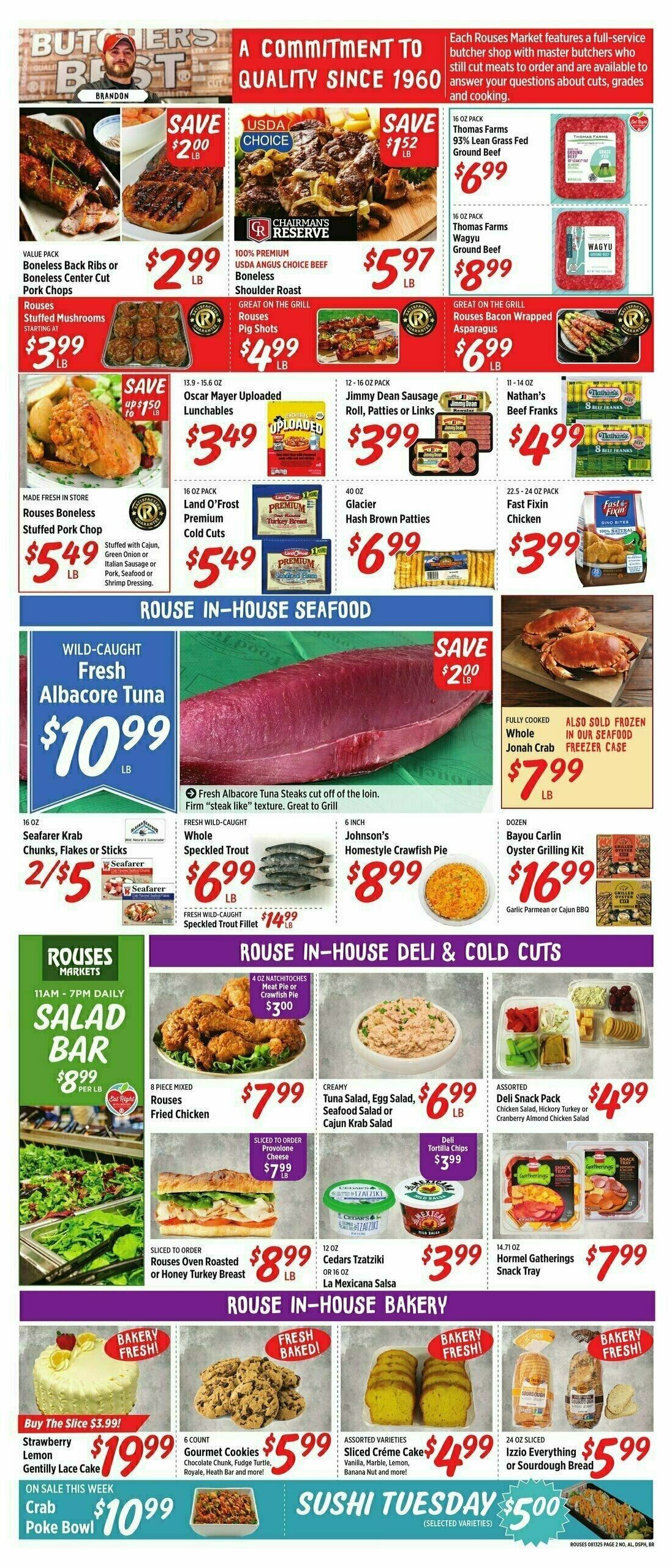 Rouses Markets Weekly Ad from August 13