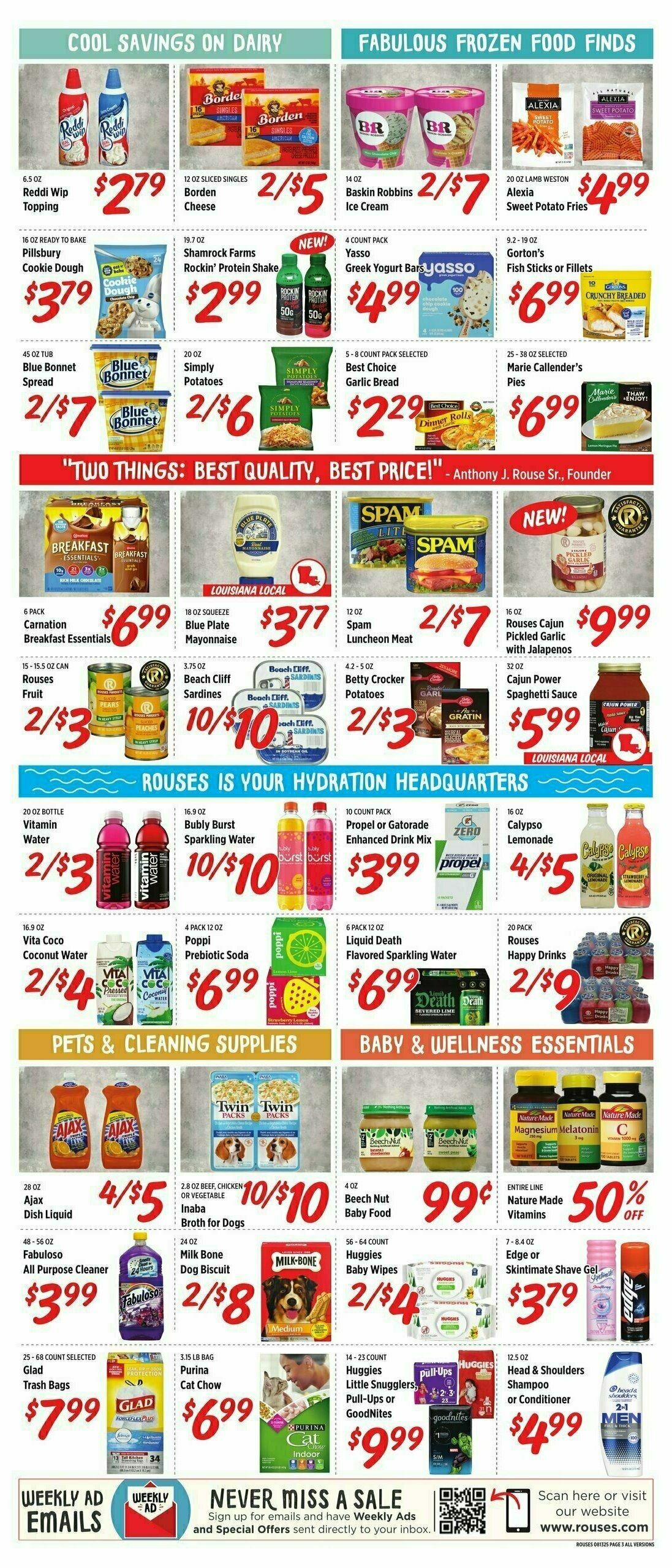 Rouses Markets Weekly Ad from August 13