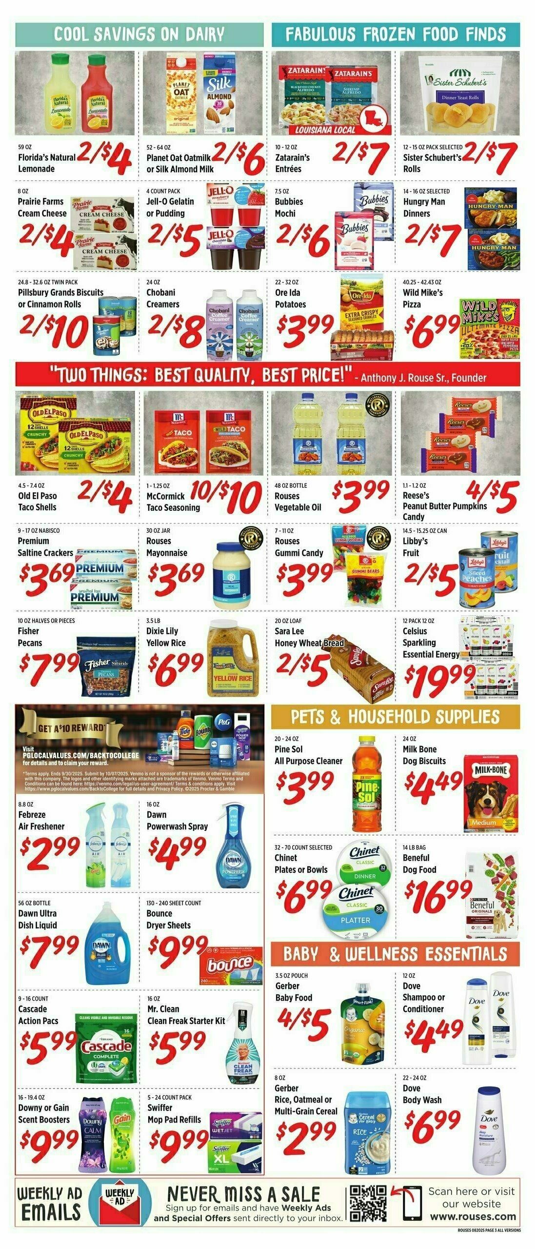 Rouses Markets Weekly Ad from August 20
