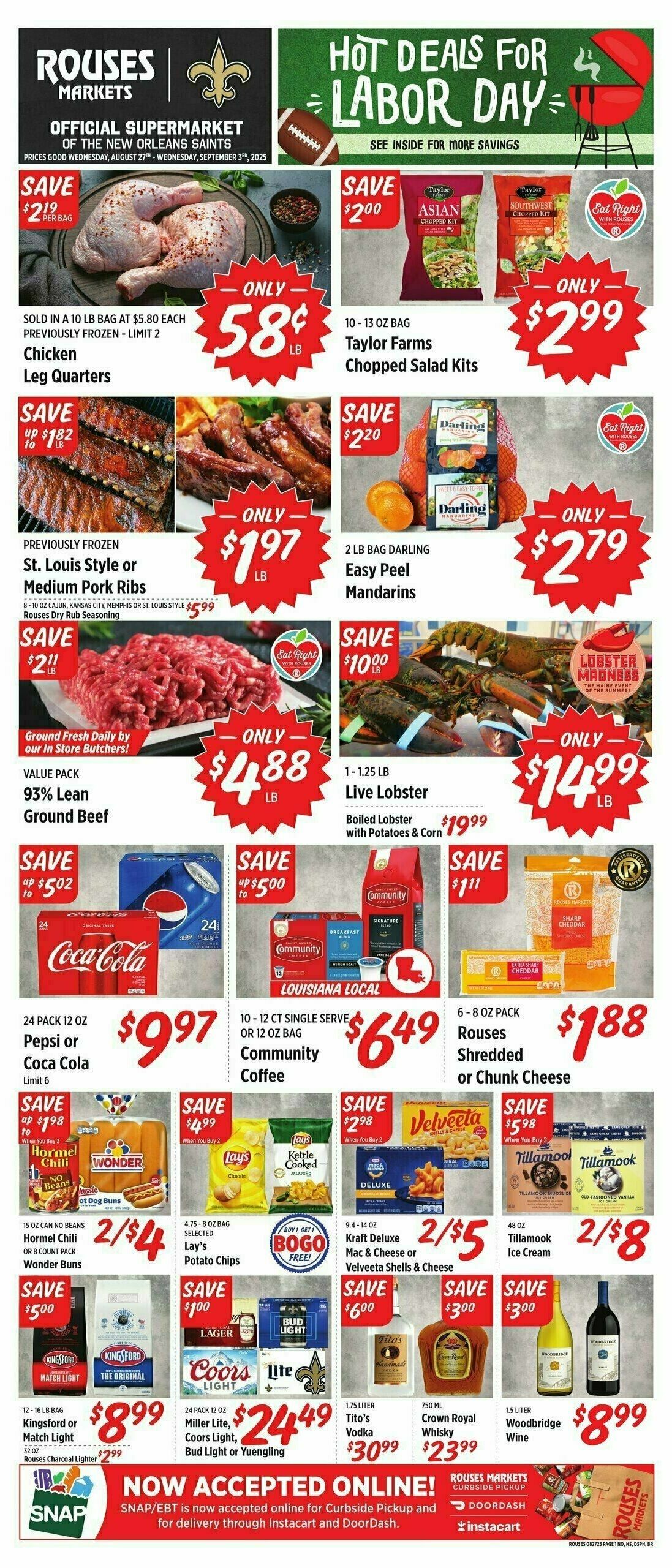 Rouses Markets Weekly Ad from August 27