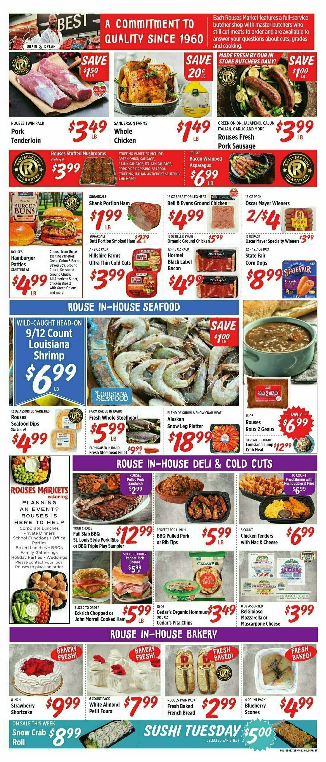 Rouses Markets Weekly Ad from August 27