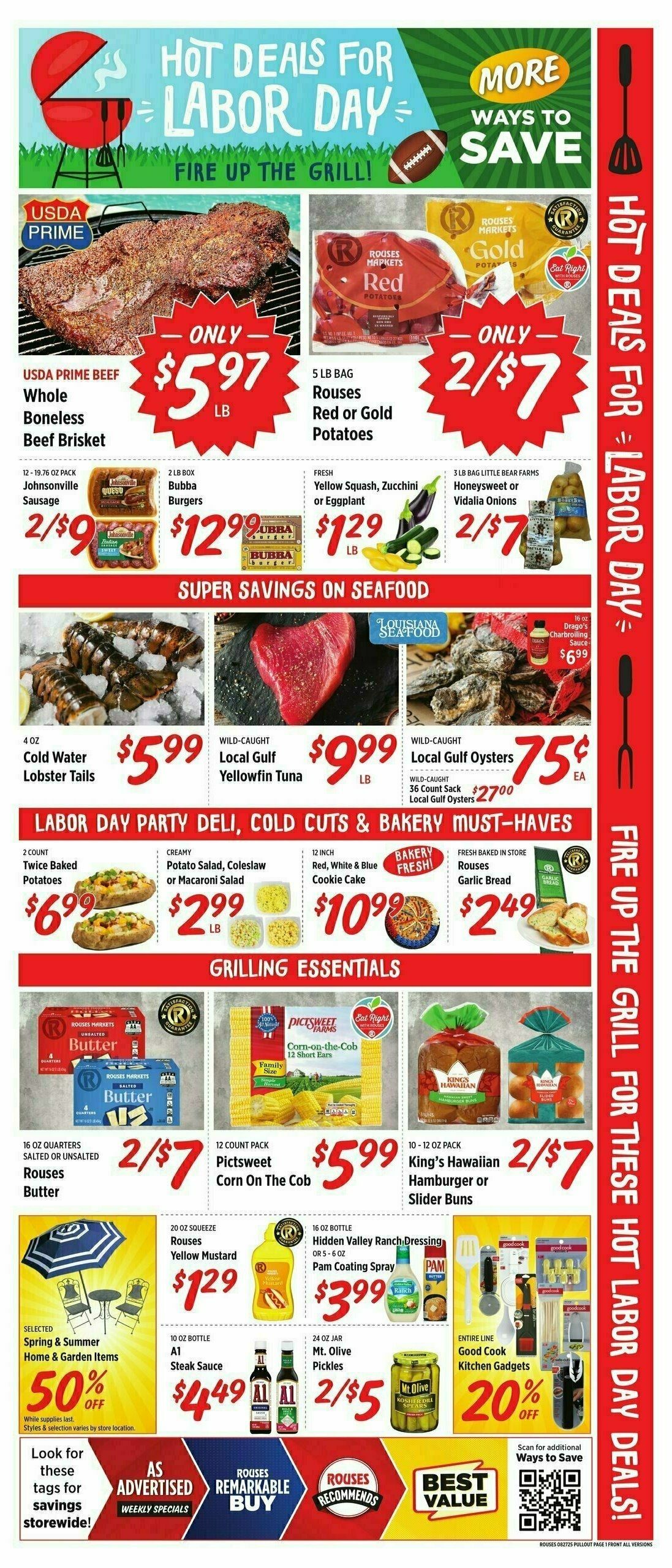 Rouses Markets Weekly Ad from August 27