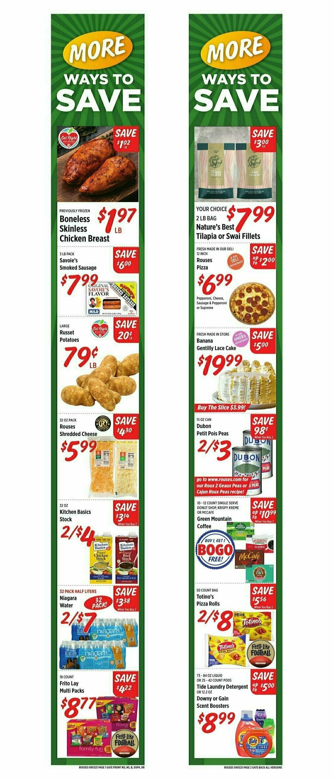 Rouses Markets Weekly Ad from September 3