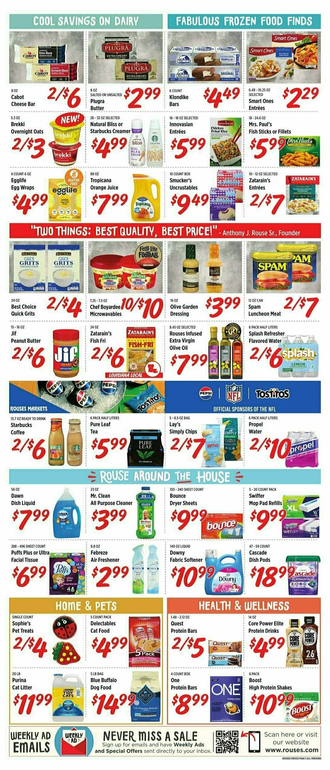 Rouses Markets Weekly Ad from September 3