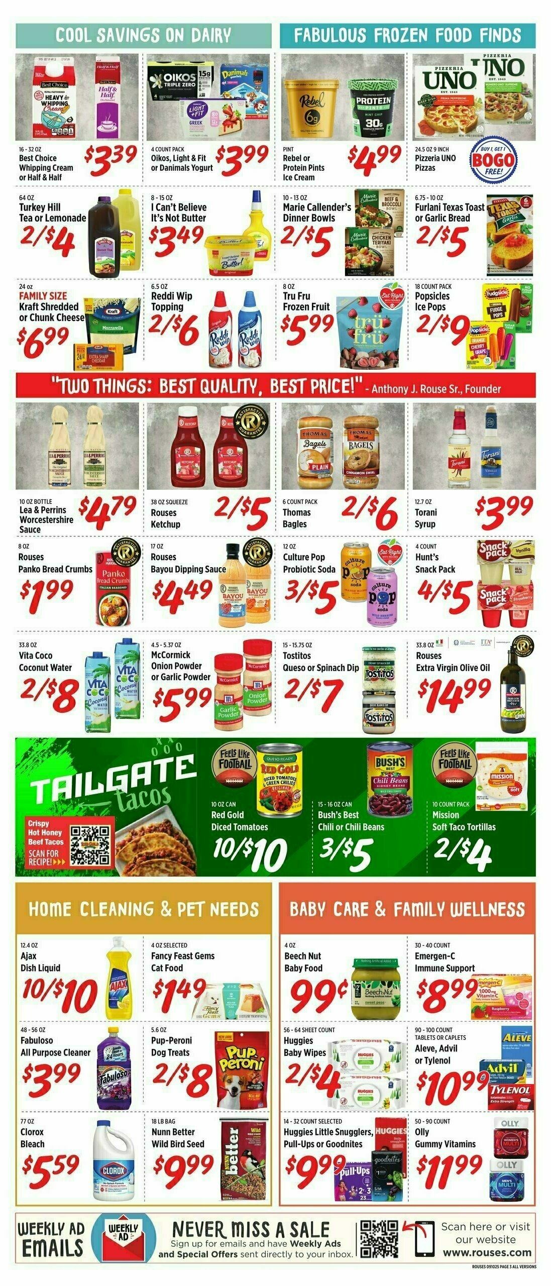 Rouses Markets Weekly Ad from September 10