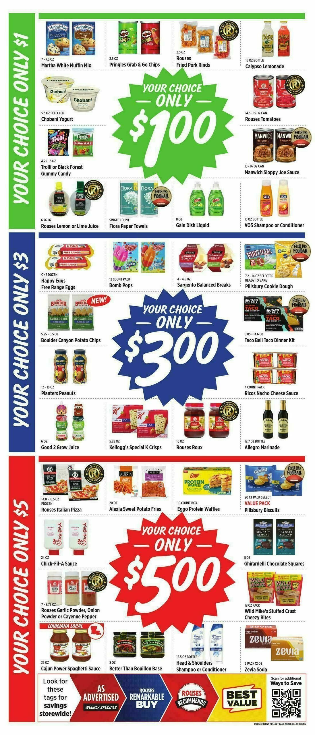 Rouses Markets Weekly Ad from September 17