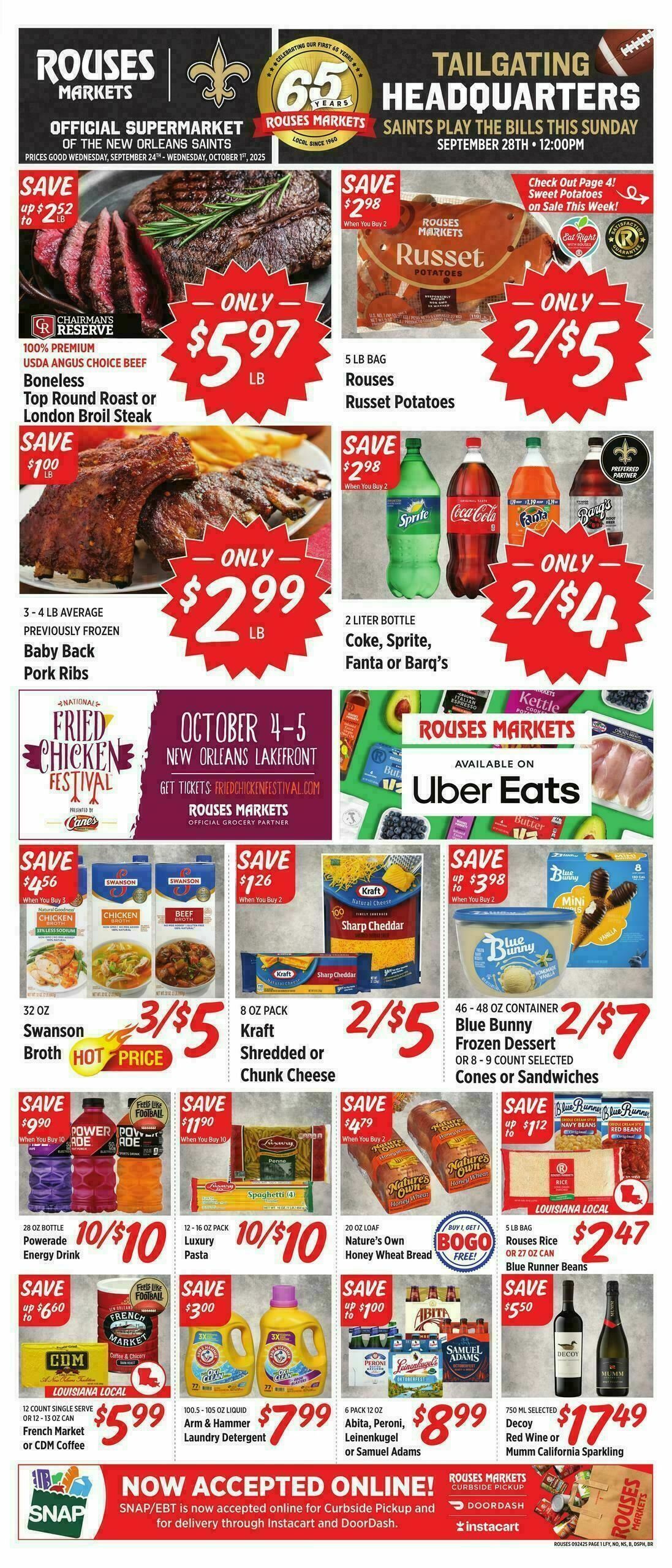 Rouses Markets Weekly Ad from September 24