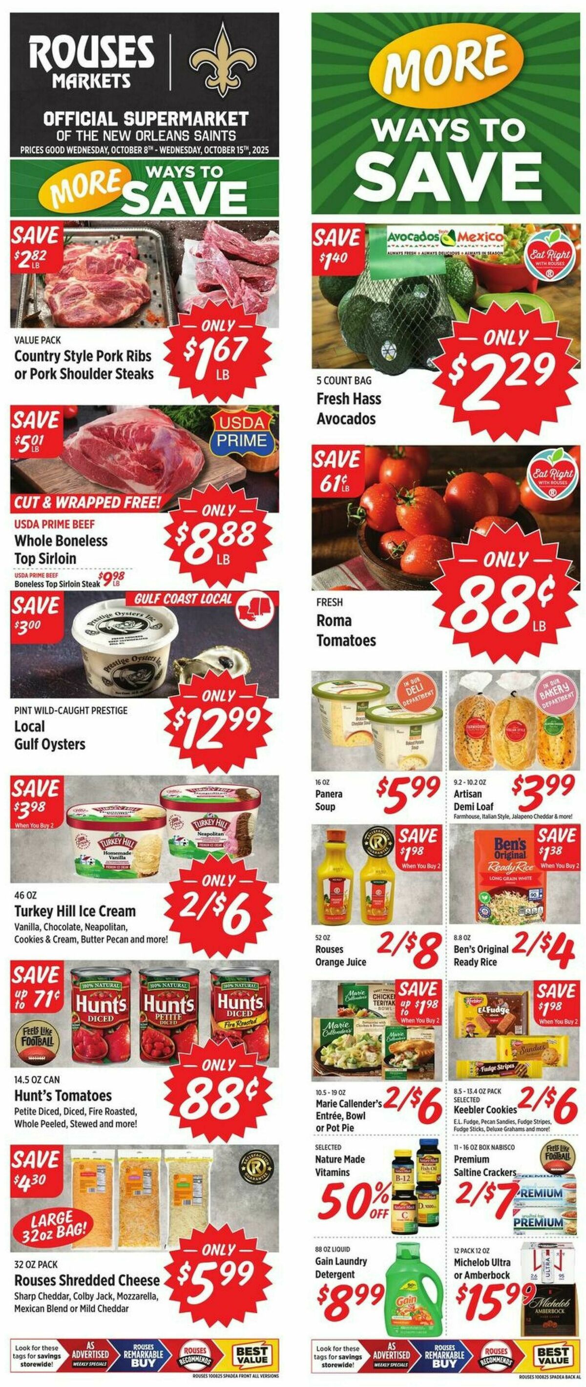 Rouses Markets Weekly Ad from October 8
