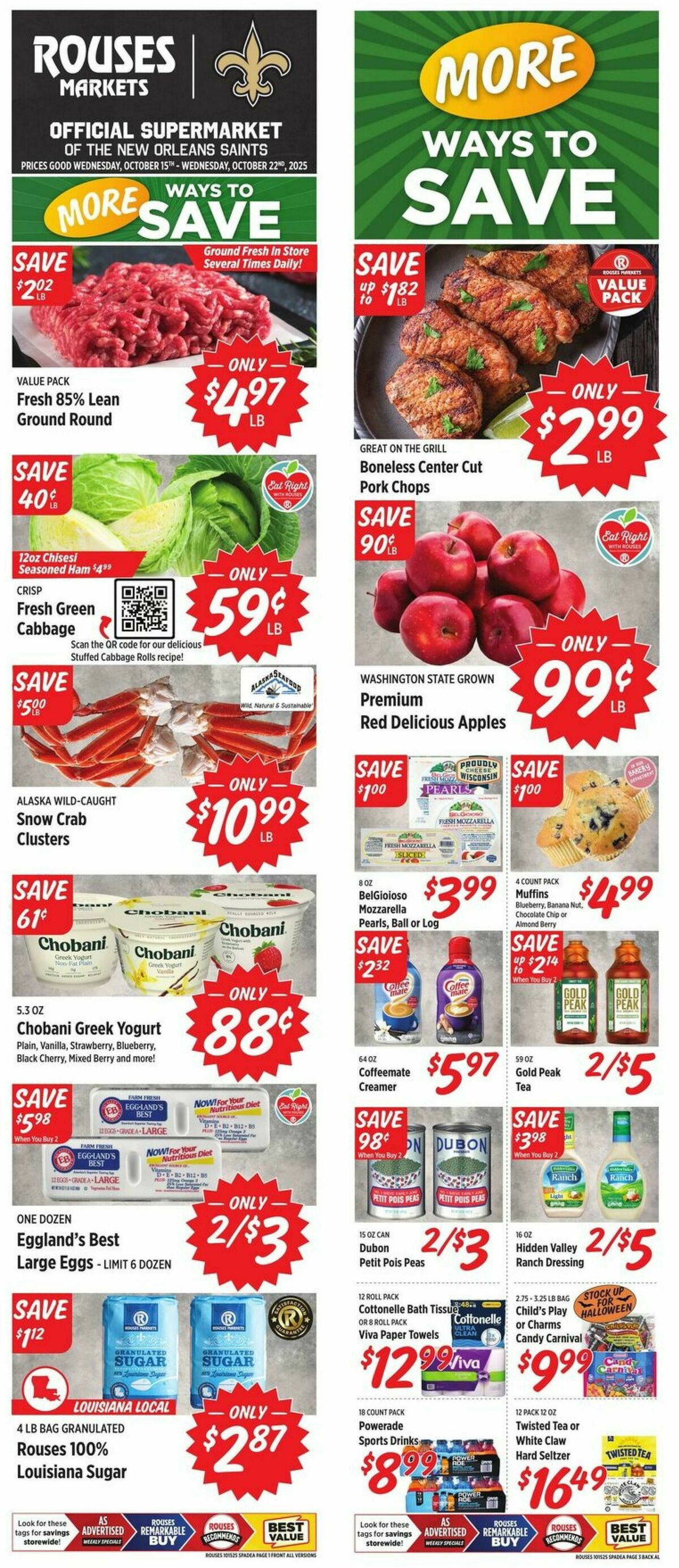 Rouses Markets Weekly Ad from October 15