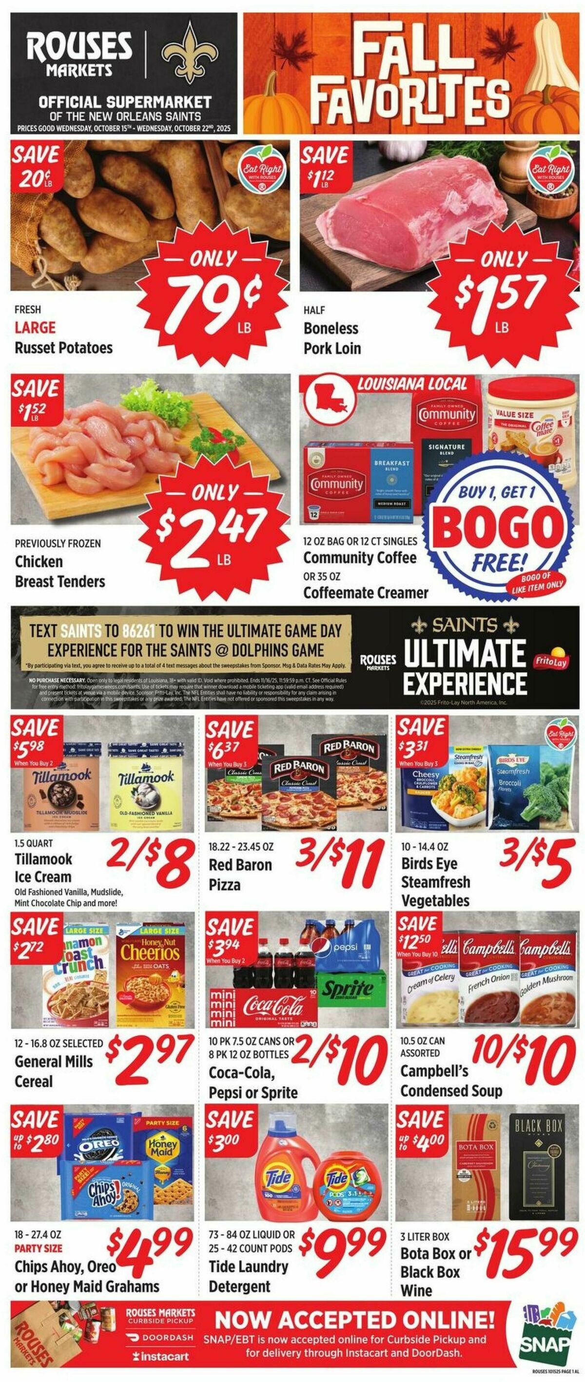 Rouses Markets Weekly Ad from October 15