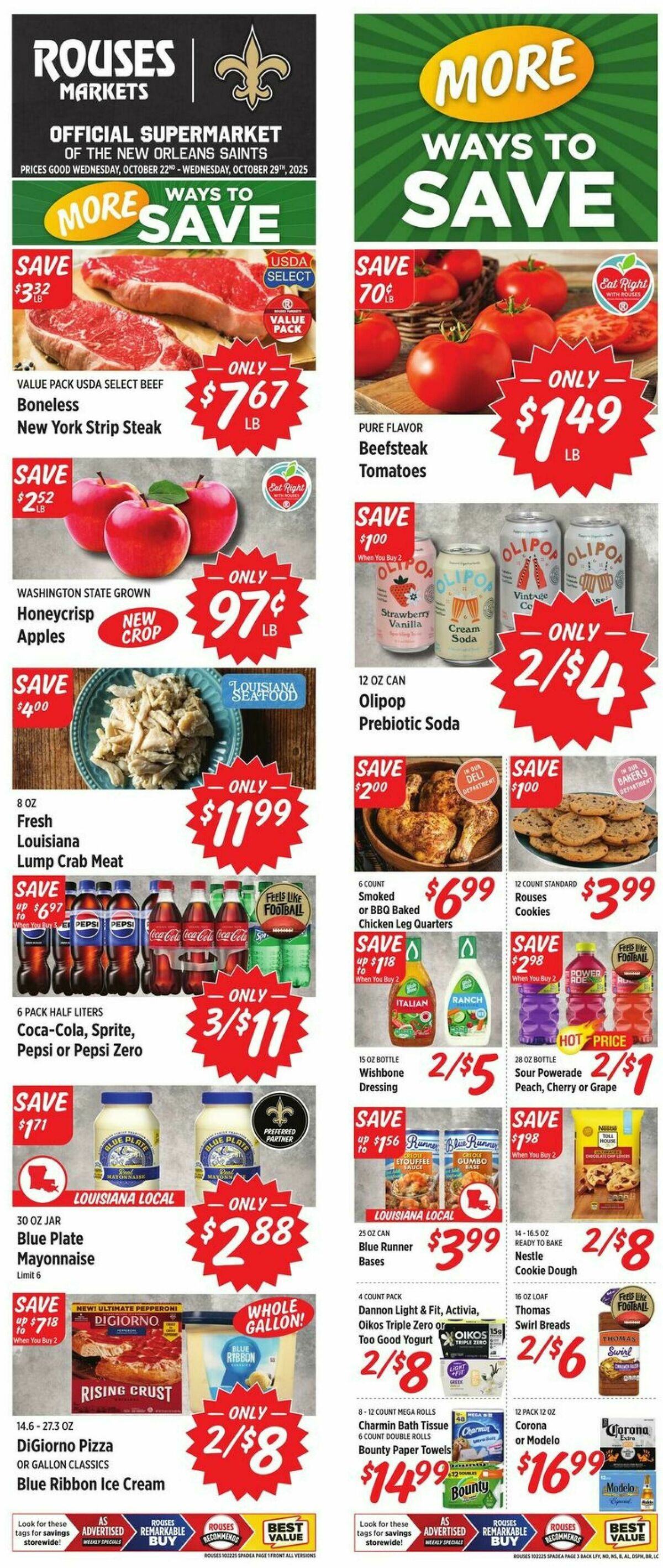 Rouses Markets Weekly Ad from October 22