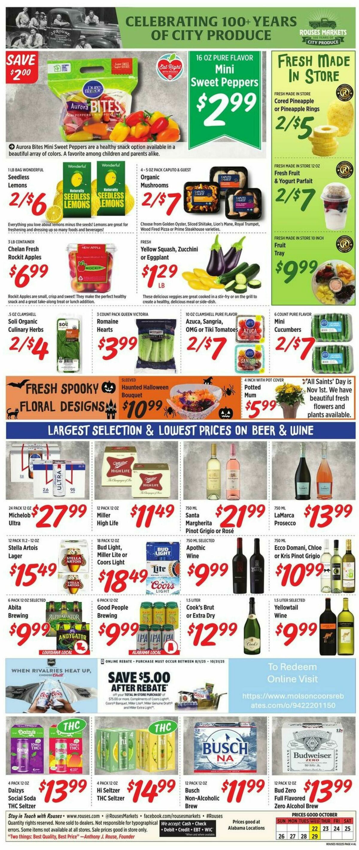 Rouses Markets Weekly Ad from October 22