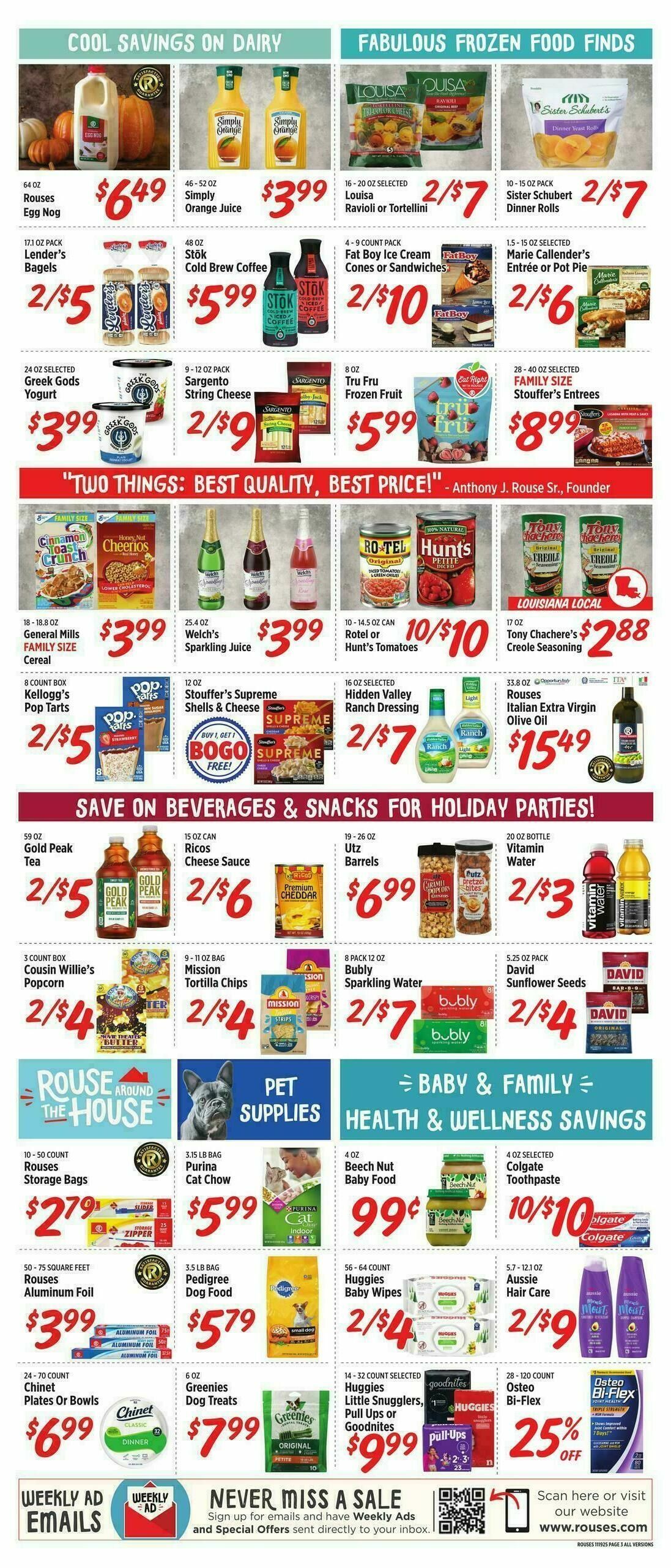 Rouses Markets Weekly Ad from November 19