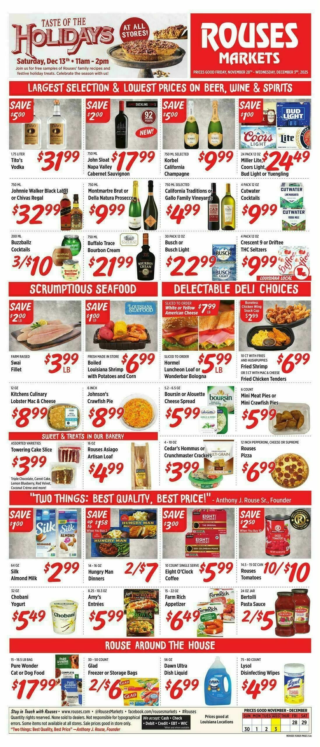 Rouses Markets Weekly Ad from November 28