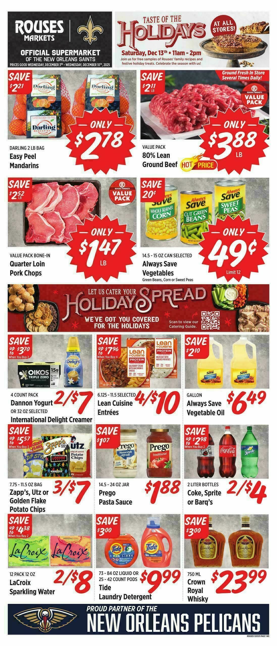 Rouses Markets Weekly Ad from December 3