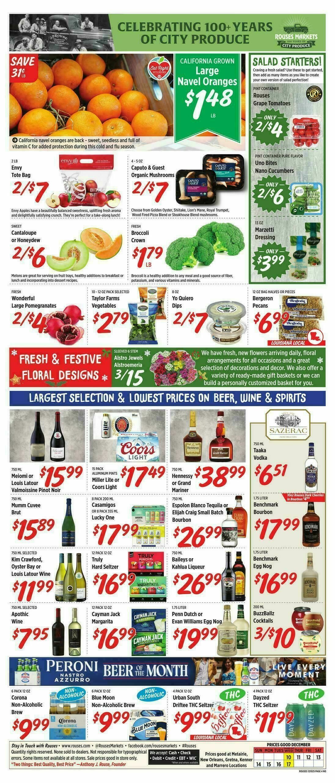Rouses Markets Weekly Ad from December 10
