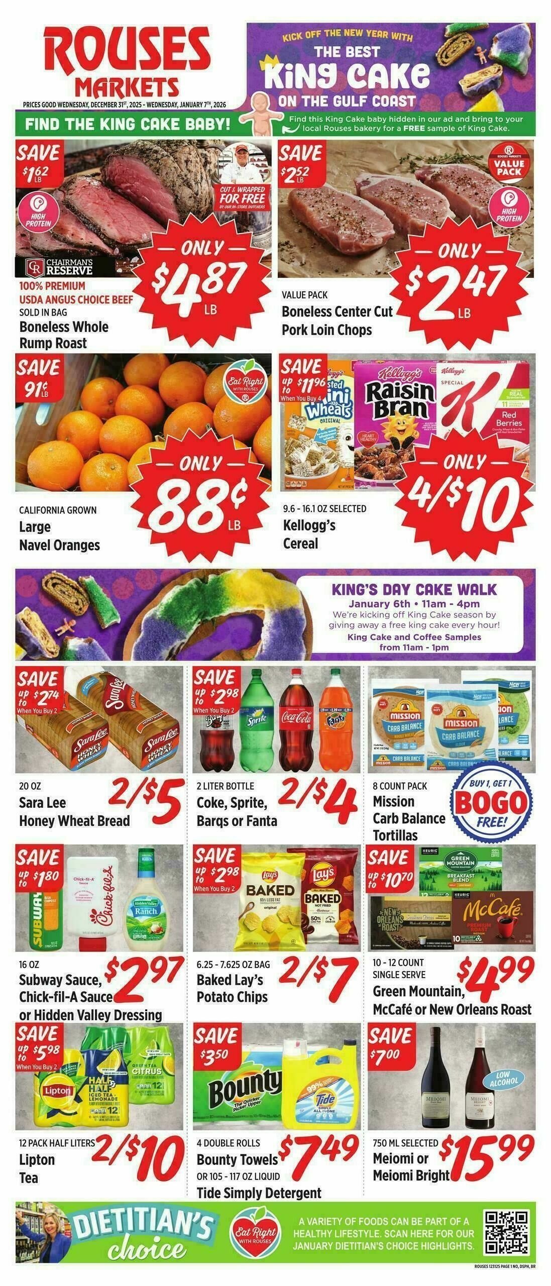 Rouses Markets Weekly Ad from December 31