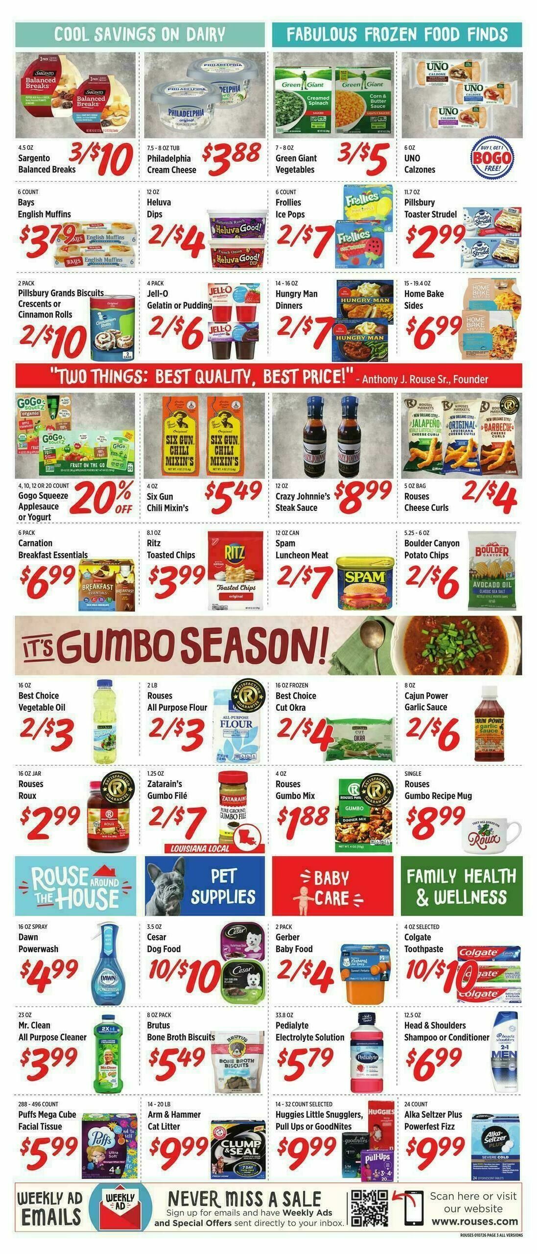 Rouses Markets Weekly Ad from January 7