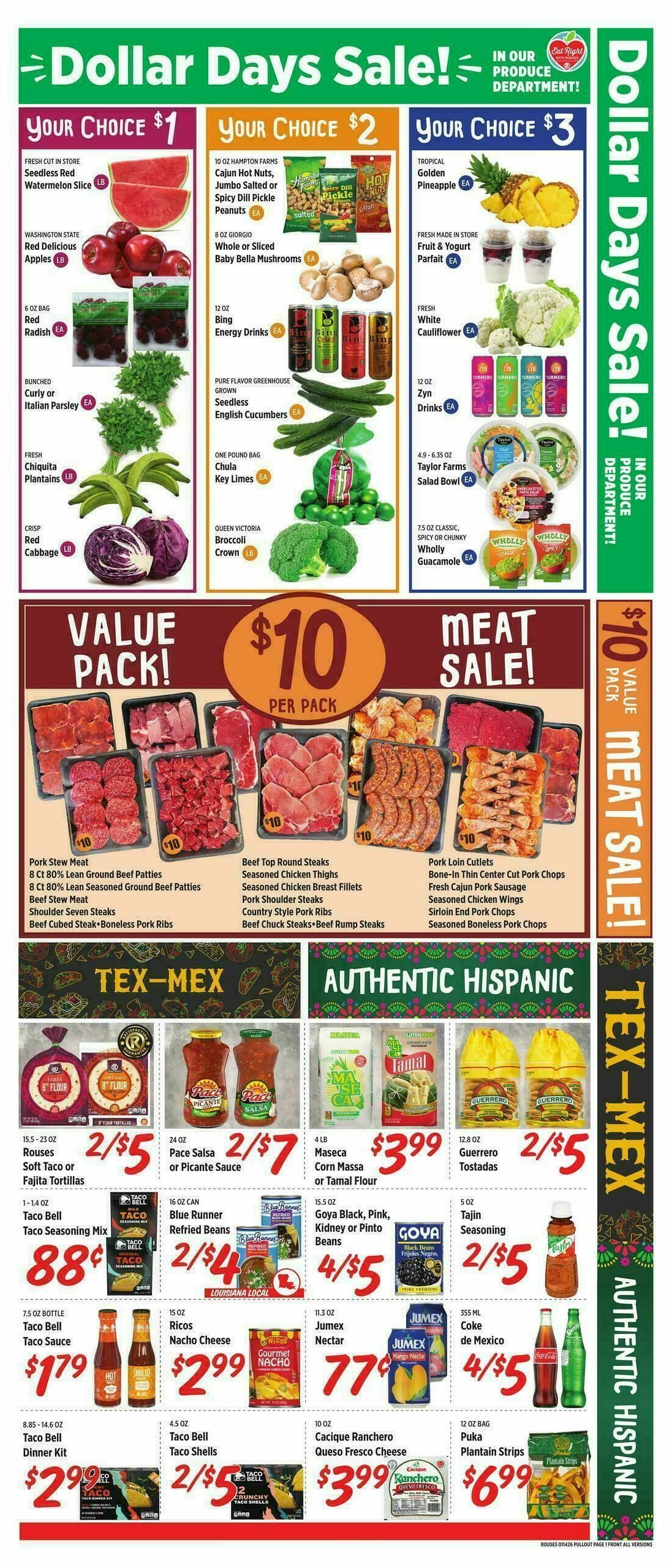 Rouses Markets Weekly Ad from January 14