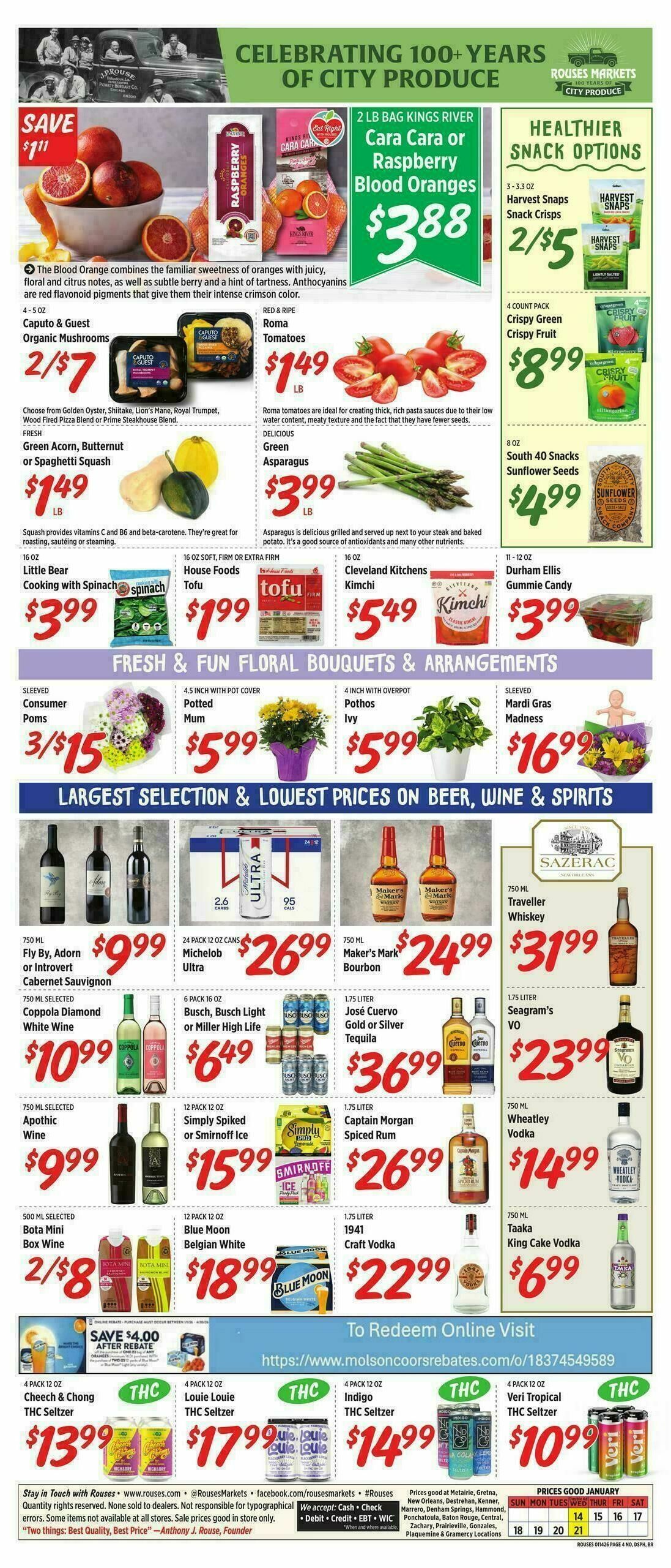 Rouses Markets Weekly Ad from January 14