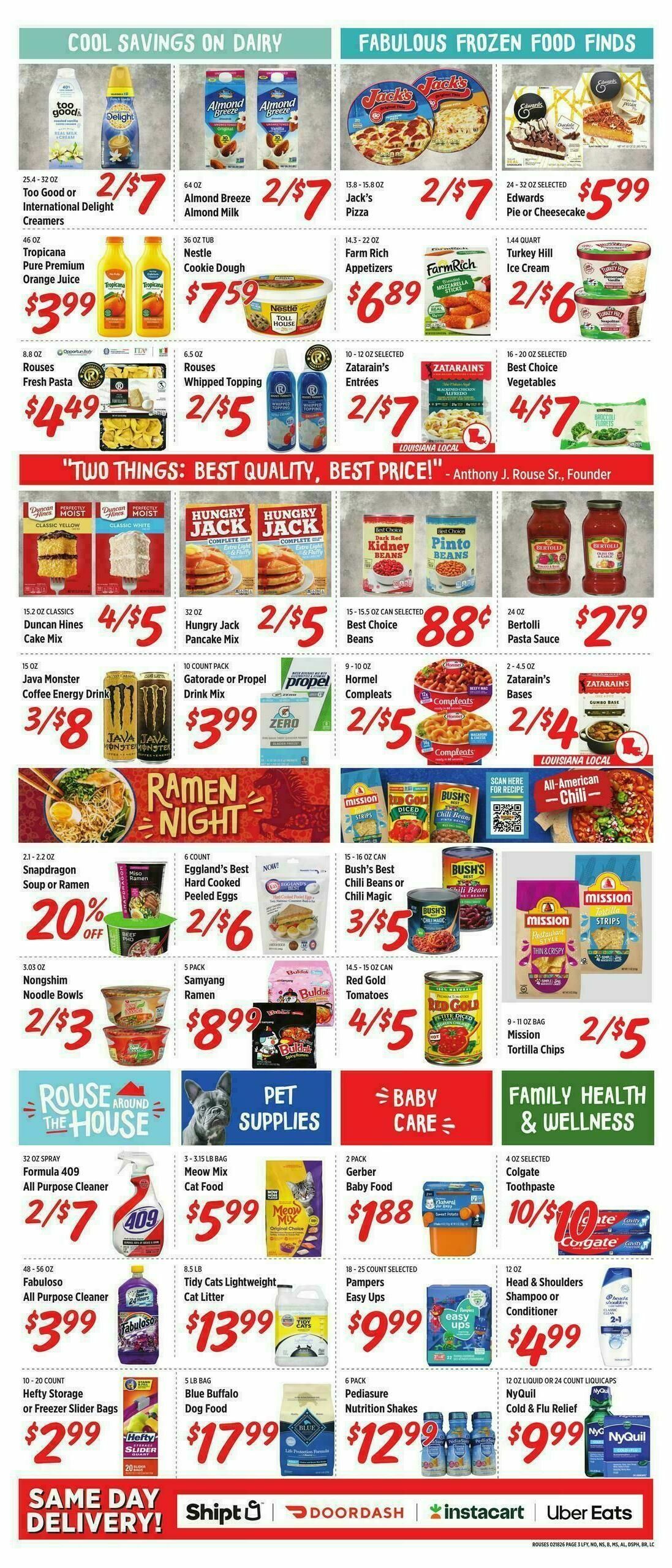 Rouses Markets Weekly Ad from February 18