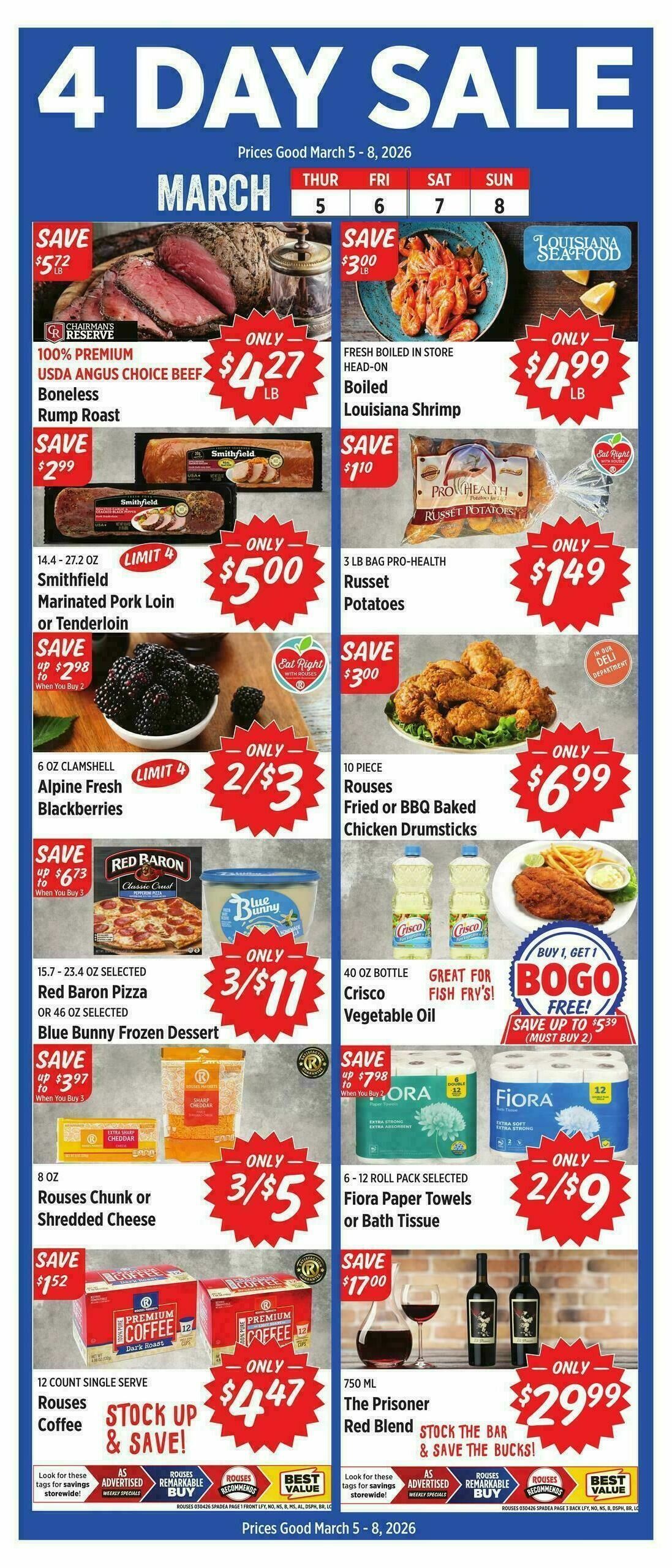 Rouses Markets Weekly Ad from March 4