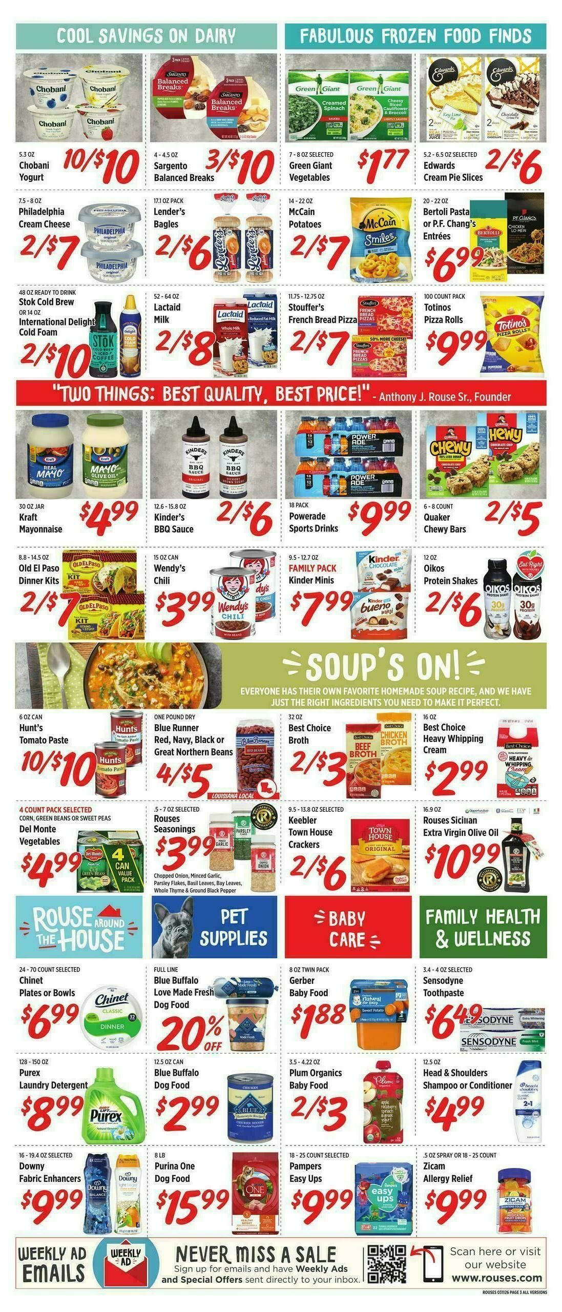 Rouses Markets Weekly Ad from March 11