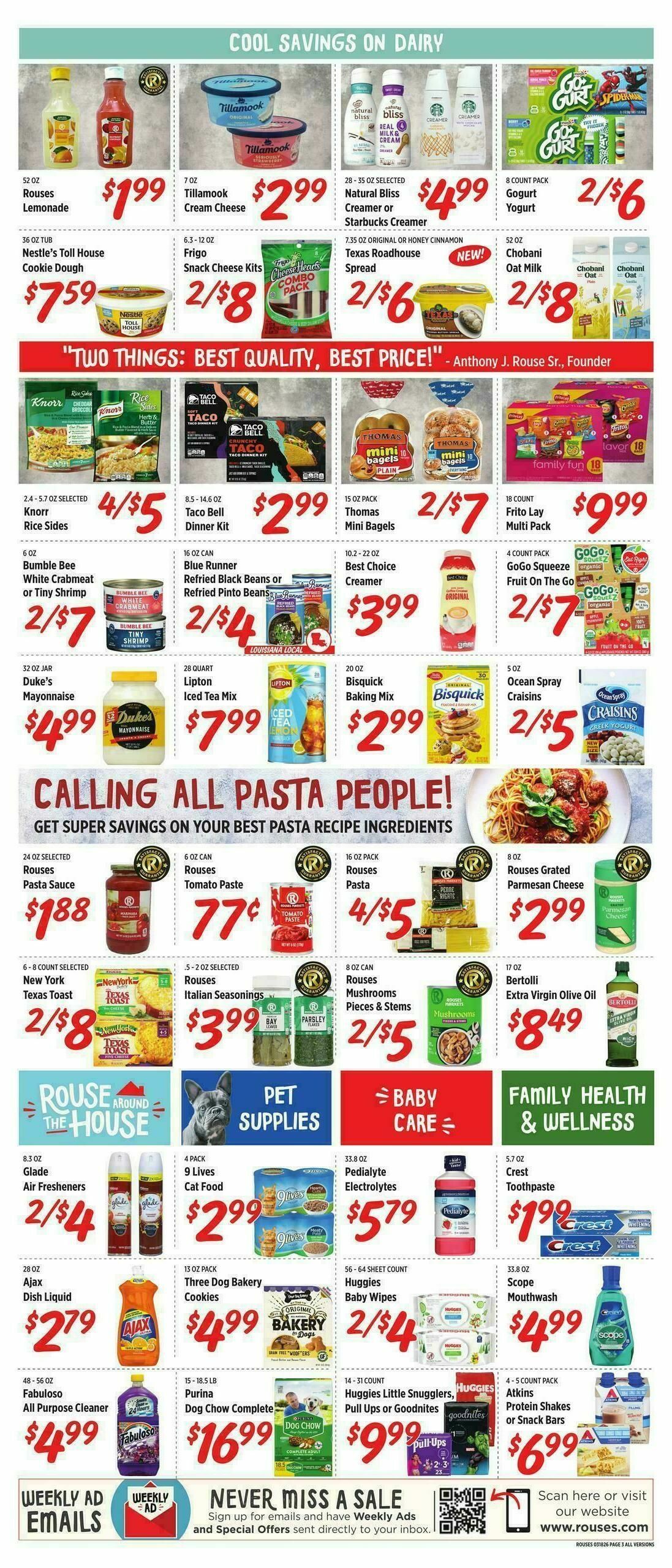 Rouses Markets Weekly Ad from March 18