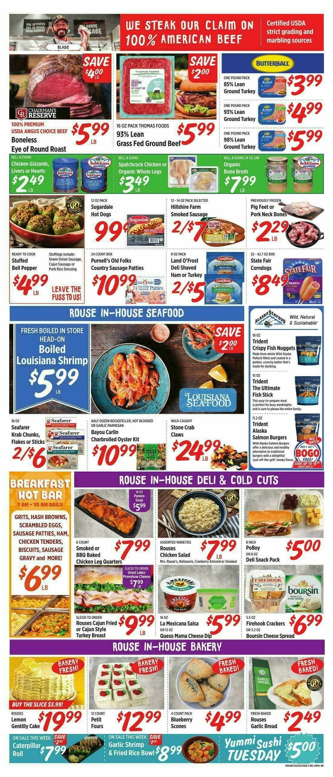 Rouses Markets Weekly Ad from March 25